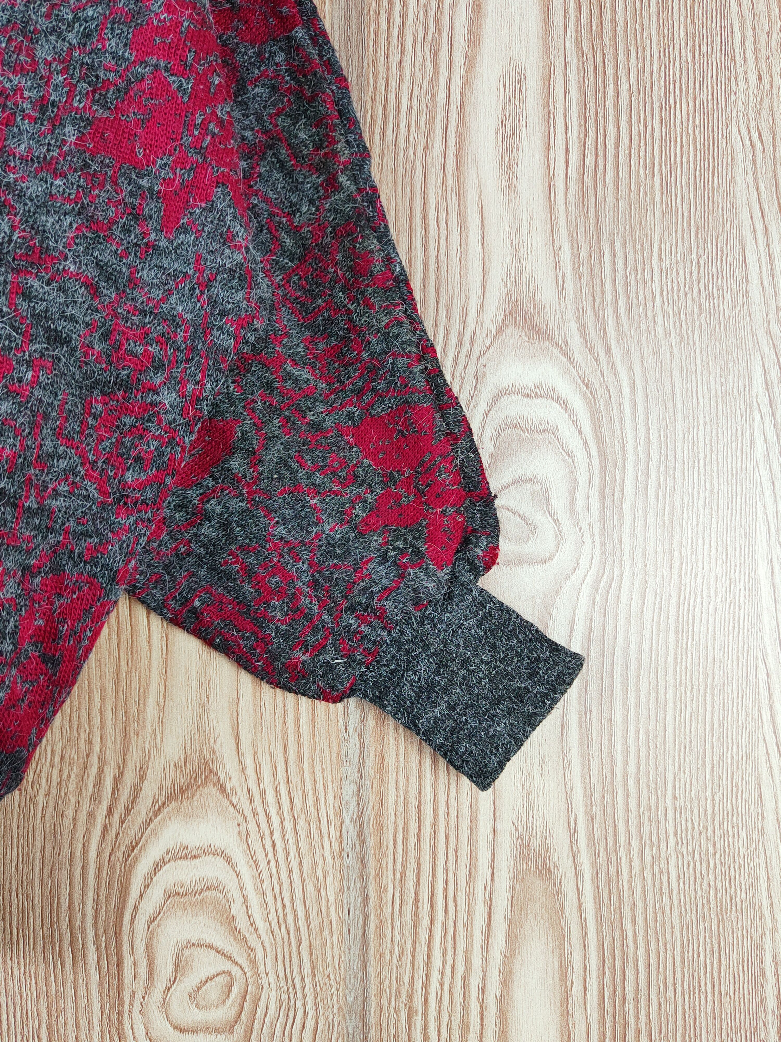 Homespun Knitwear Mai Blume Dark Gray Knitwear mohair Cardigan #W545 Size L / US 10 / IT 46 - 6 Thumbnail