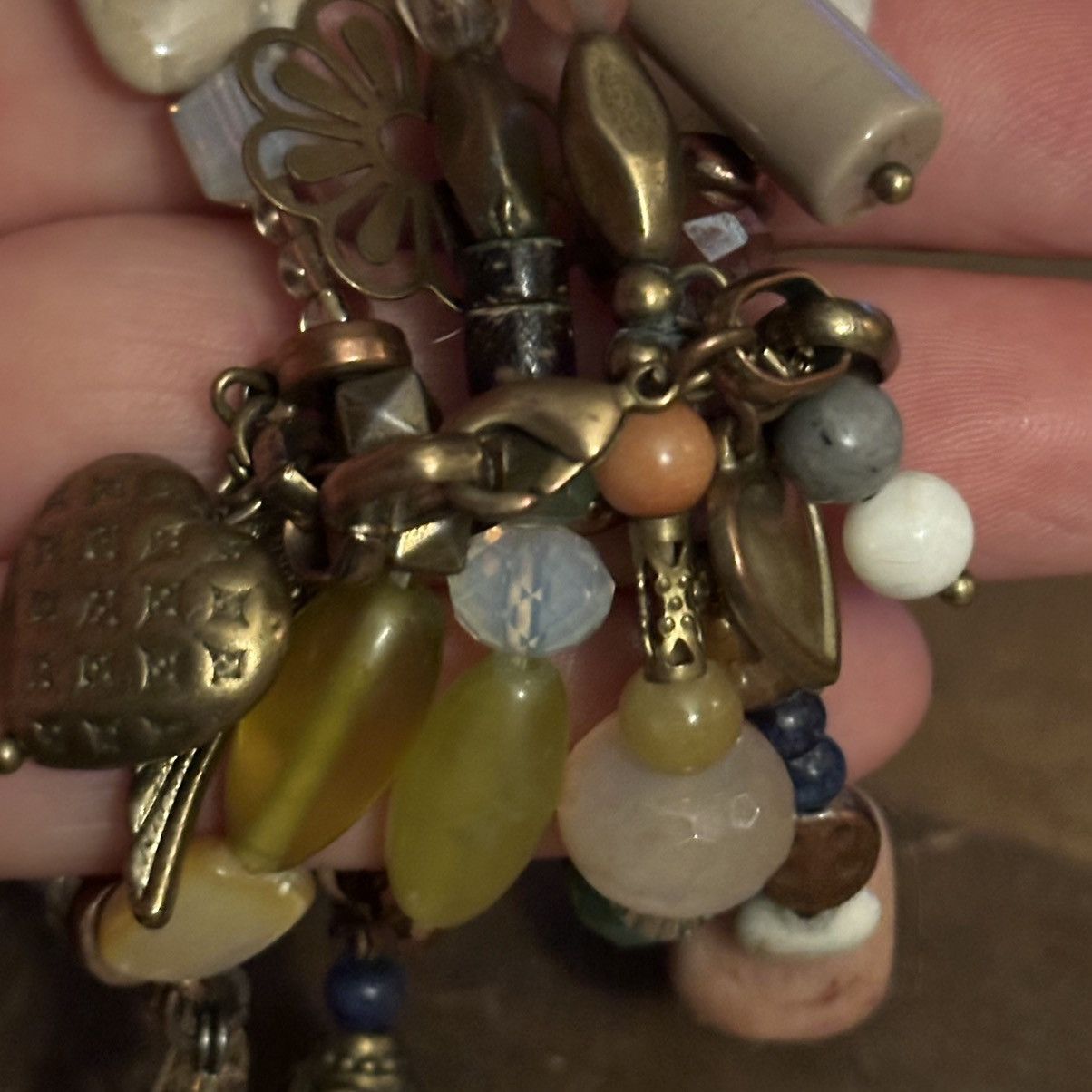 Other Lizou semi precious stone beaded stacked stretch bracelet Size ONE SIZE - 4 Thumbnail