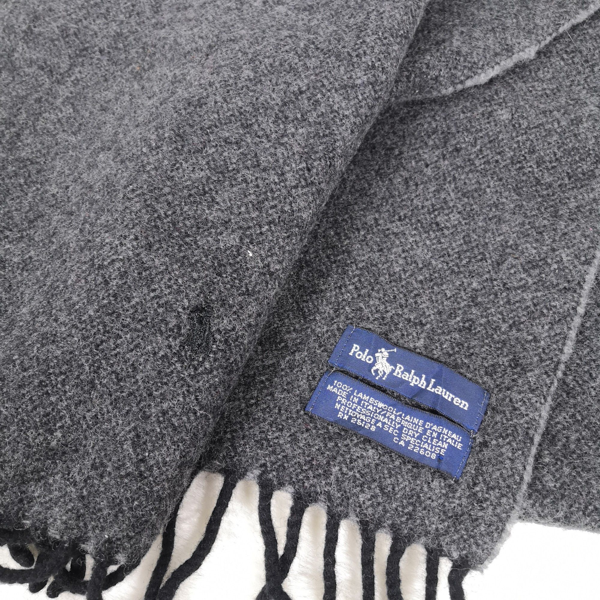 Polo Ralph Lauren Vintage Polo Ralph Lauren Scarf Wool Muffler Scarves Size ONE SIZE - 4 Thumbnail