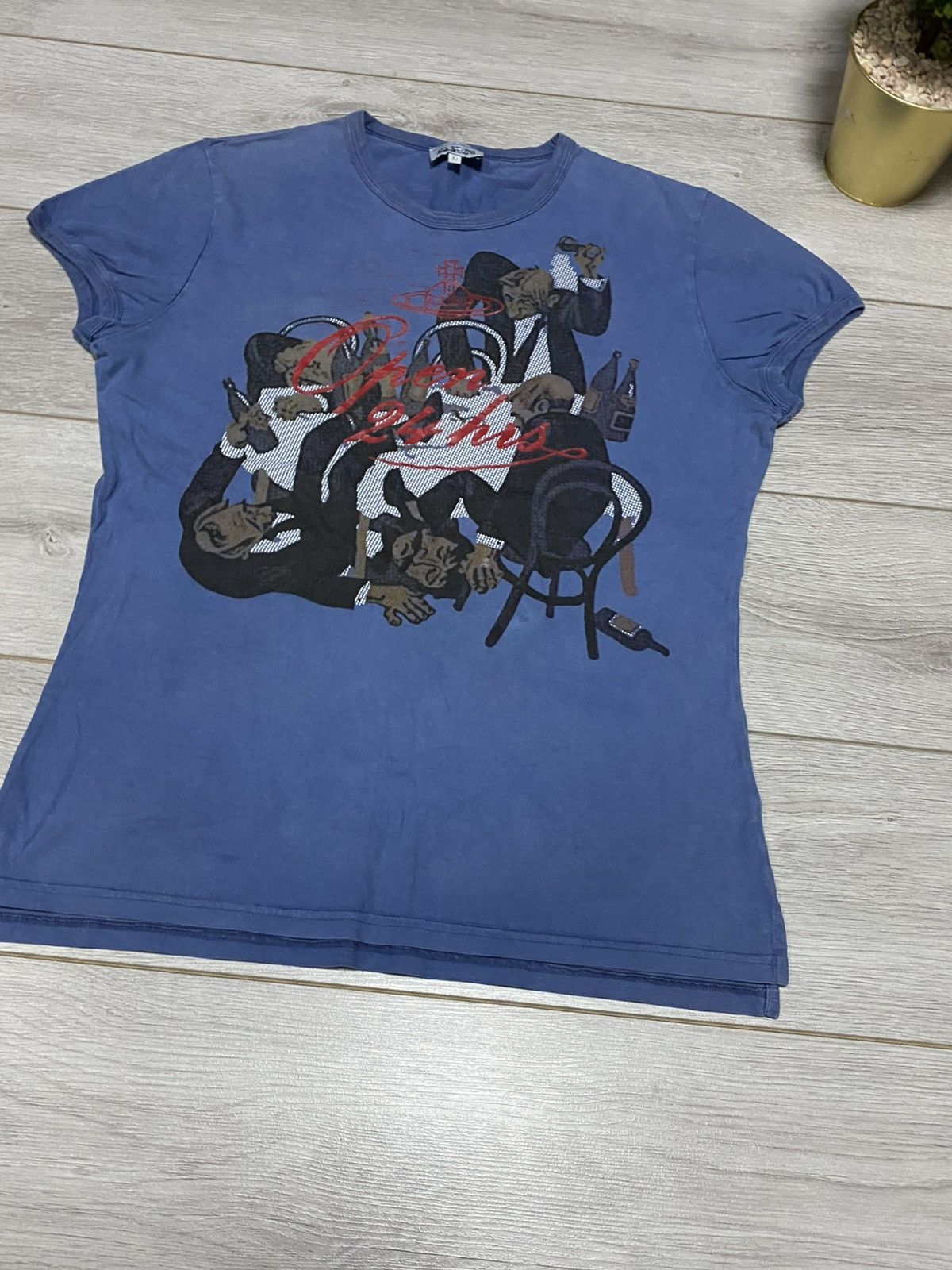 Vivienne Westwood Vivienne Westwood ARCHIVE vintage party big orb open 24 tee Size US L / EU 52-54 / 3 - 2 Thumbnail