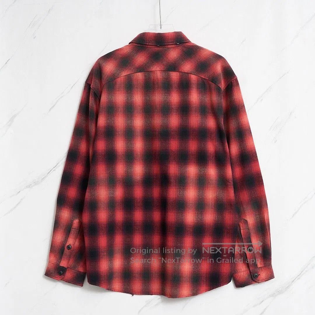 Liberaiders Liberaiders Men's Vintage Distressed Plaid Shirt. Size US M / EU 48-50 / 2 - 8 Thumbnail