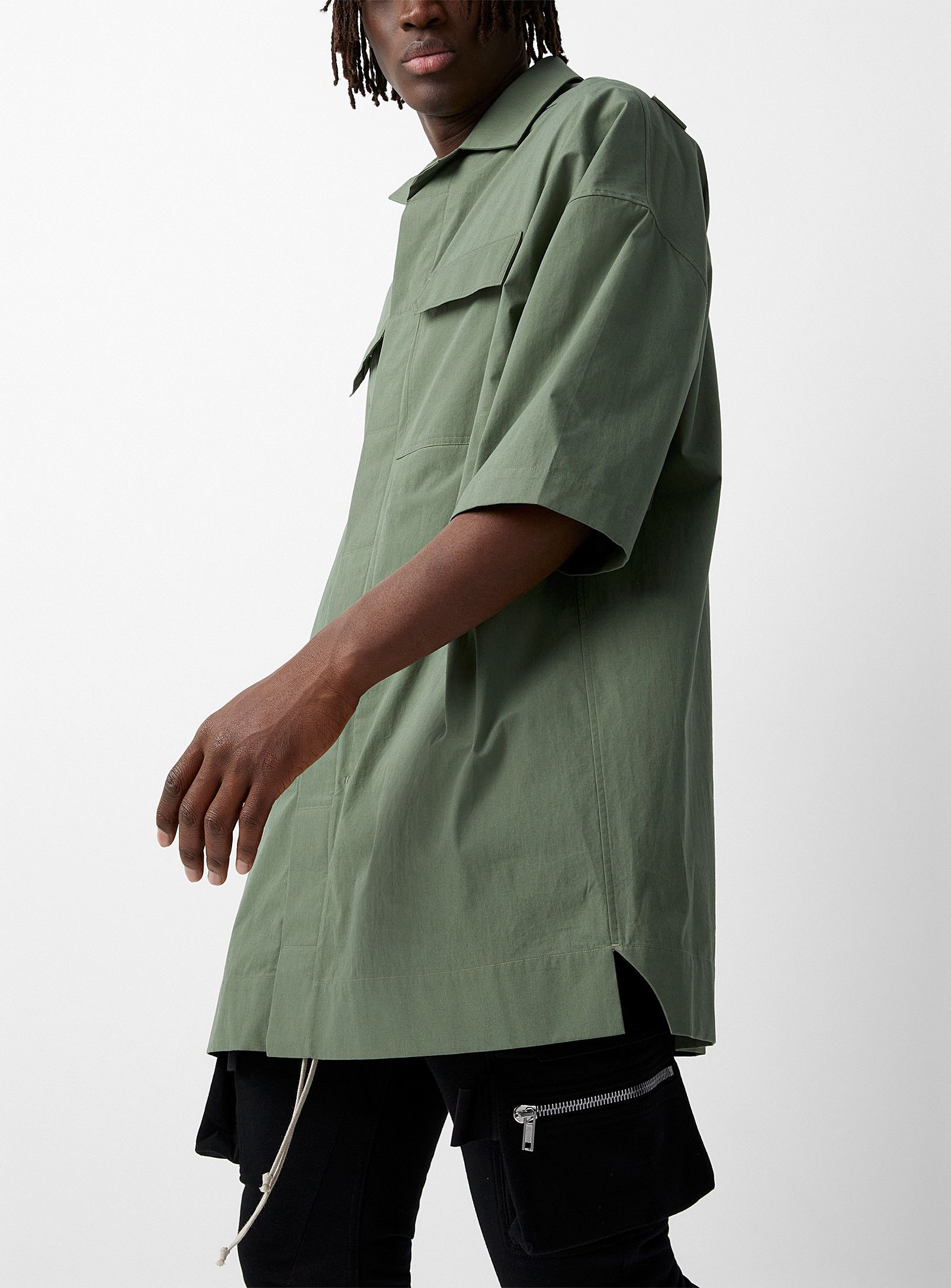 Rick Owens 23ss EDFU MAGNUM SHIRTS 48