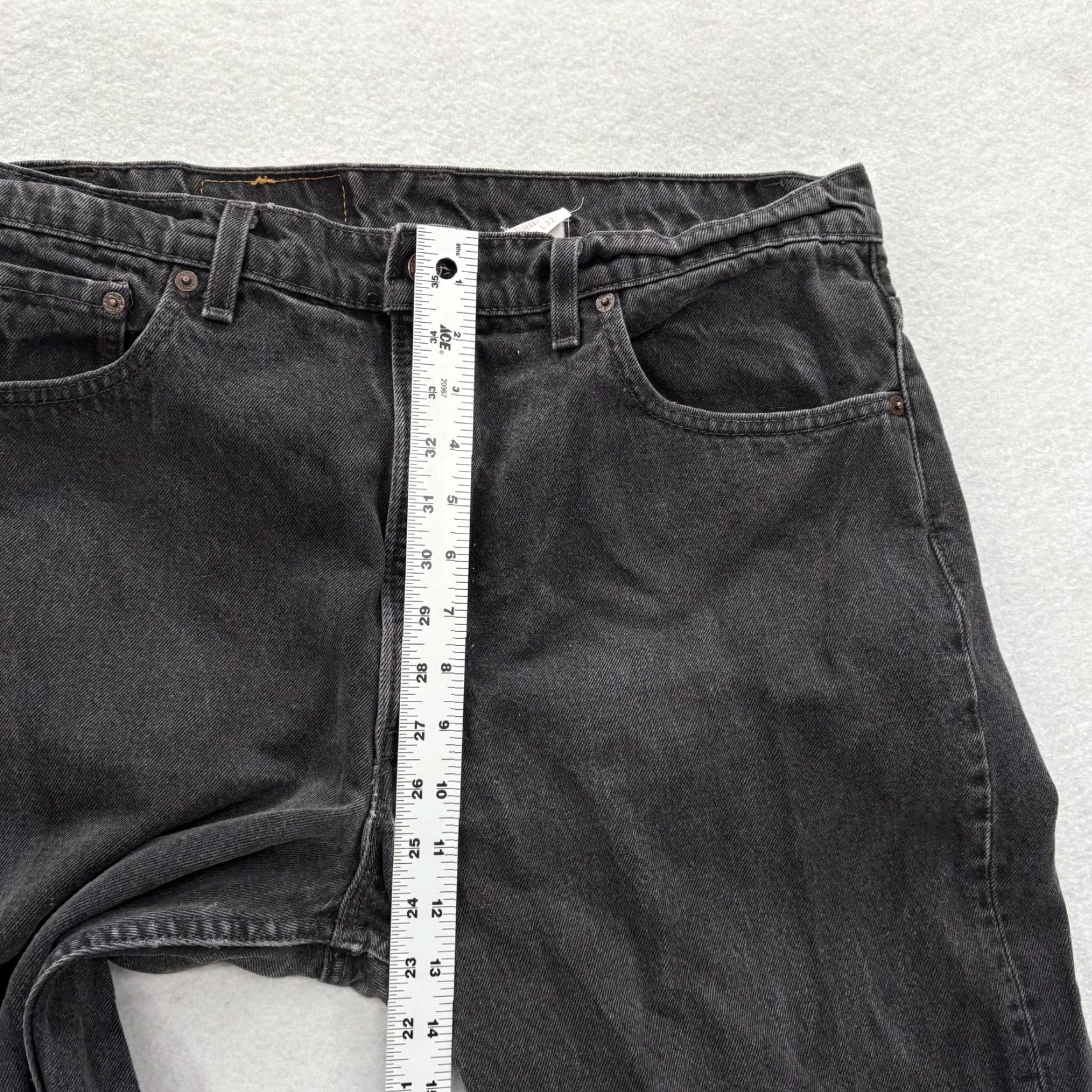 Levi's VINTAGE Levi's 550 Jeans Mens 38x32 Black Tapered Leg Denim USA 90s Size US 38 / EU 54 - 7 Thumbnail