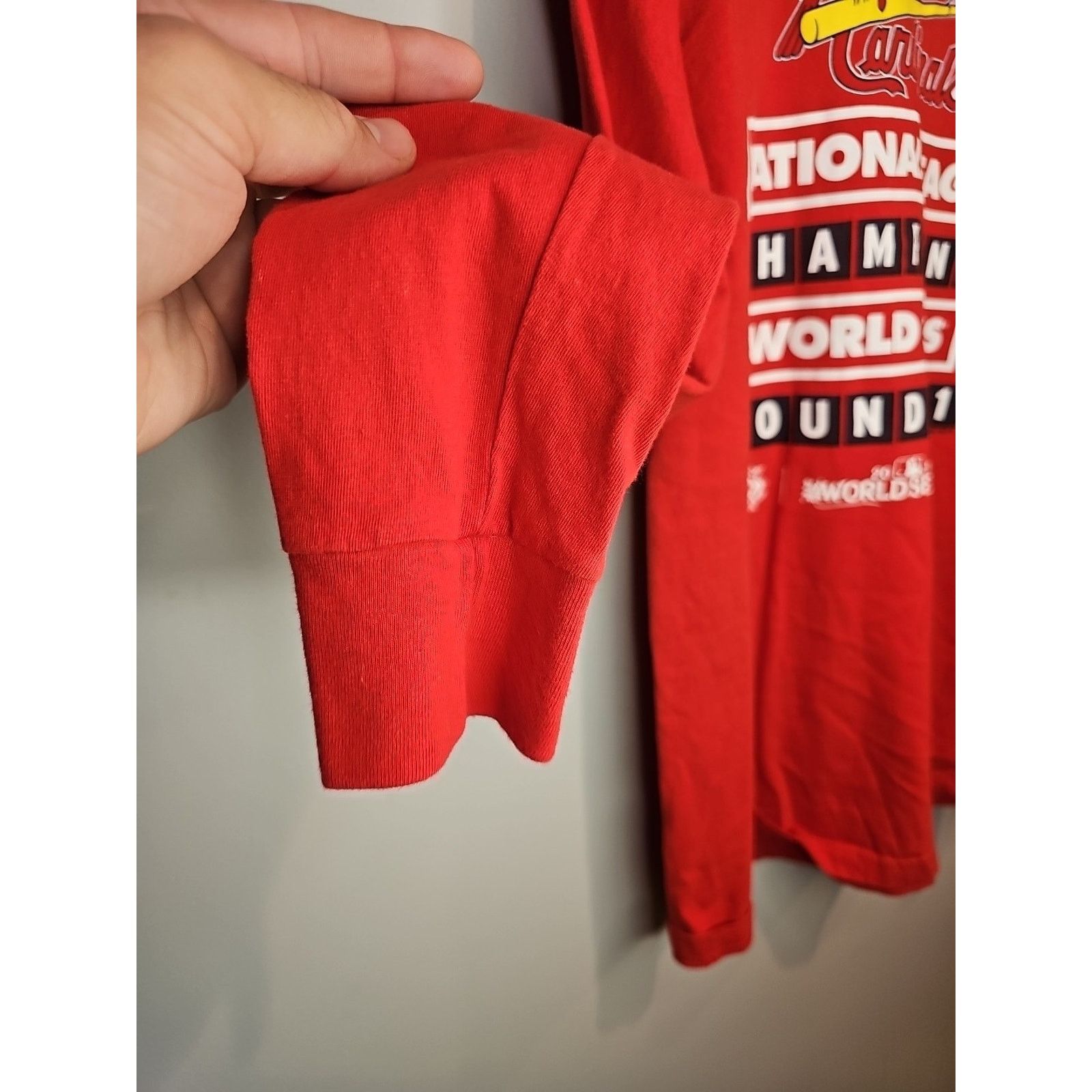 Nike NIKE 2011 St. Louis Cardinals NL Champions Shirt Size Mens M Size US M / EU 48-50 / 2 - 7 Thumbnail