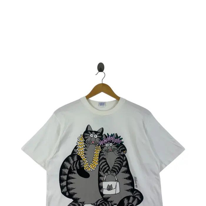 Other Vintage CRAZY SHIRTS B. KLIBAN Cat Hawaii Wedding Tee Shirt Size US M / EU 48-50 / 2 - 2 Thumbnail