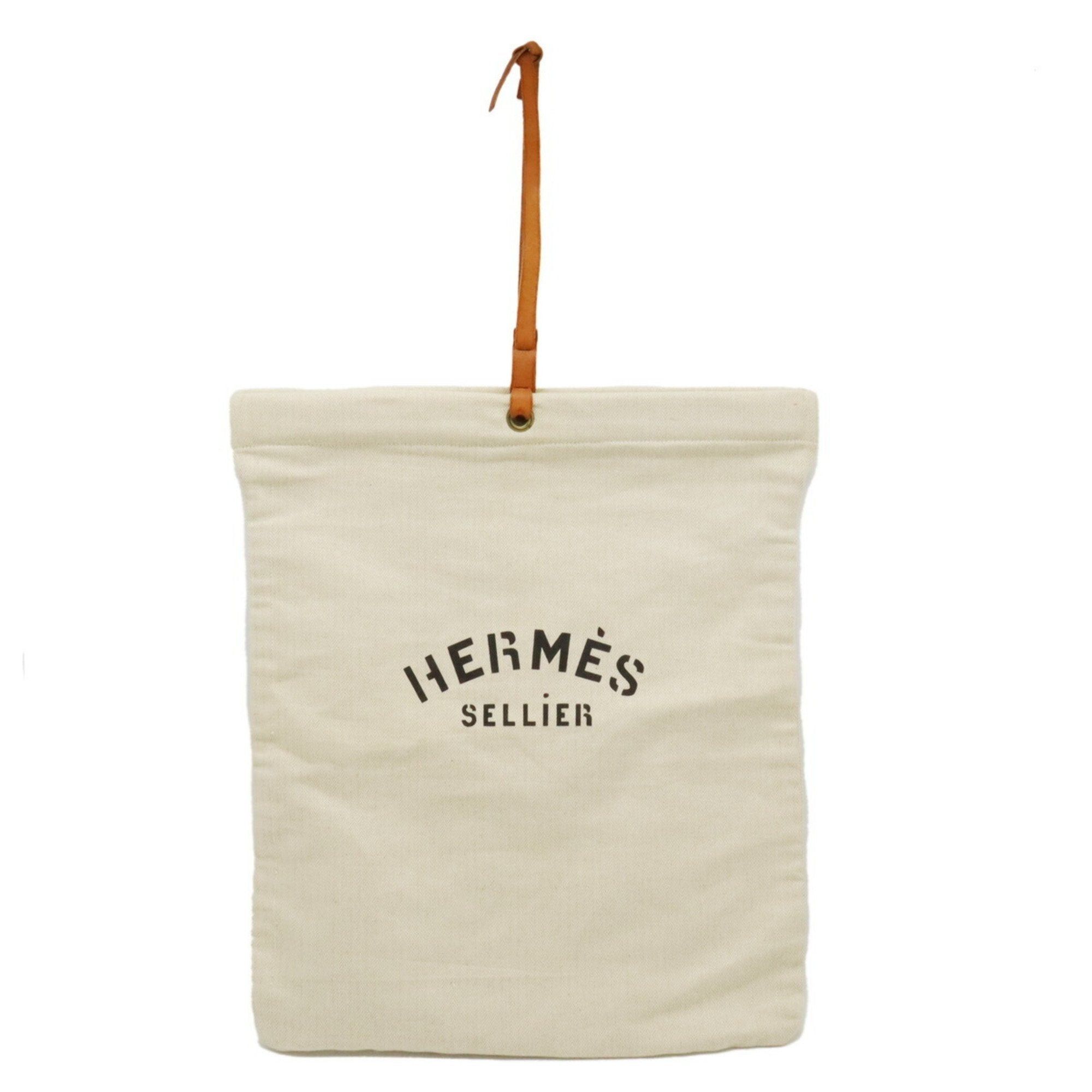 image of Hermes Aline De Toile Ash Shoulder Bag Chevron Leather Natural Camel in Tan, Women's