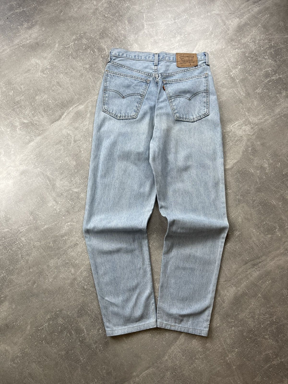 Levi's Vintage Rare Levi’s 881 Light Wash Denim Jeans USA Size US 33 - 2 Thumbnail