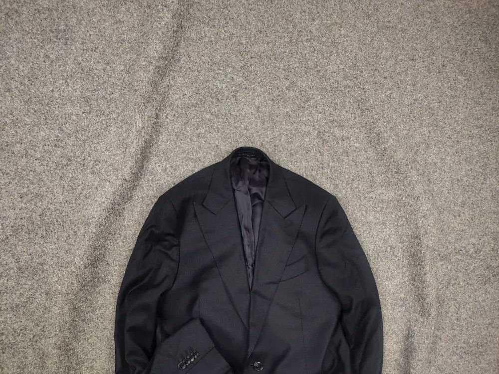 Suitsupply Suitsupply la spalla Super 110s fit Wool Navy Blazer Jacket Size US L / EU 52-54 / 3 - 1 Thumbnail
