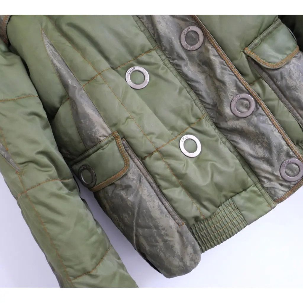 Dior Dior x John Galliano Fall 2006 Camo Puffer Jacket Size XS / US 0-2 / IT 36-38 - 3 Thumbnail