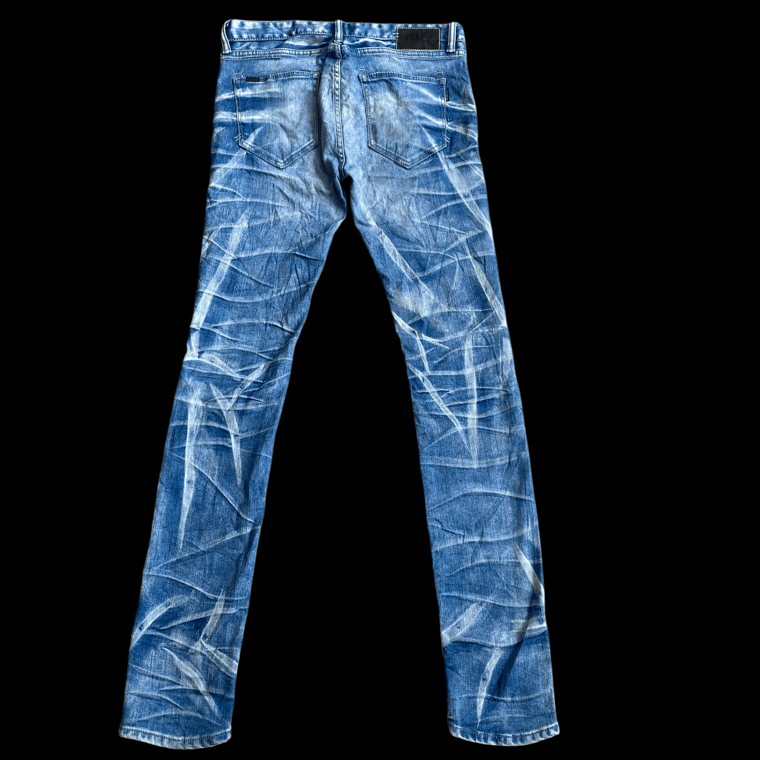 Le Grande Bleu (L.G.B.) Civarize Whisker Flare Claw Mark Jeans Size US 30 / EU 46 - 2 Thumbnail