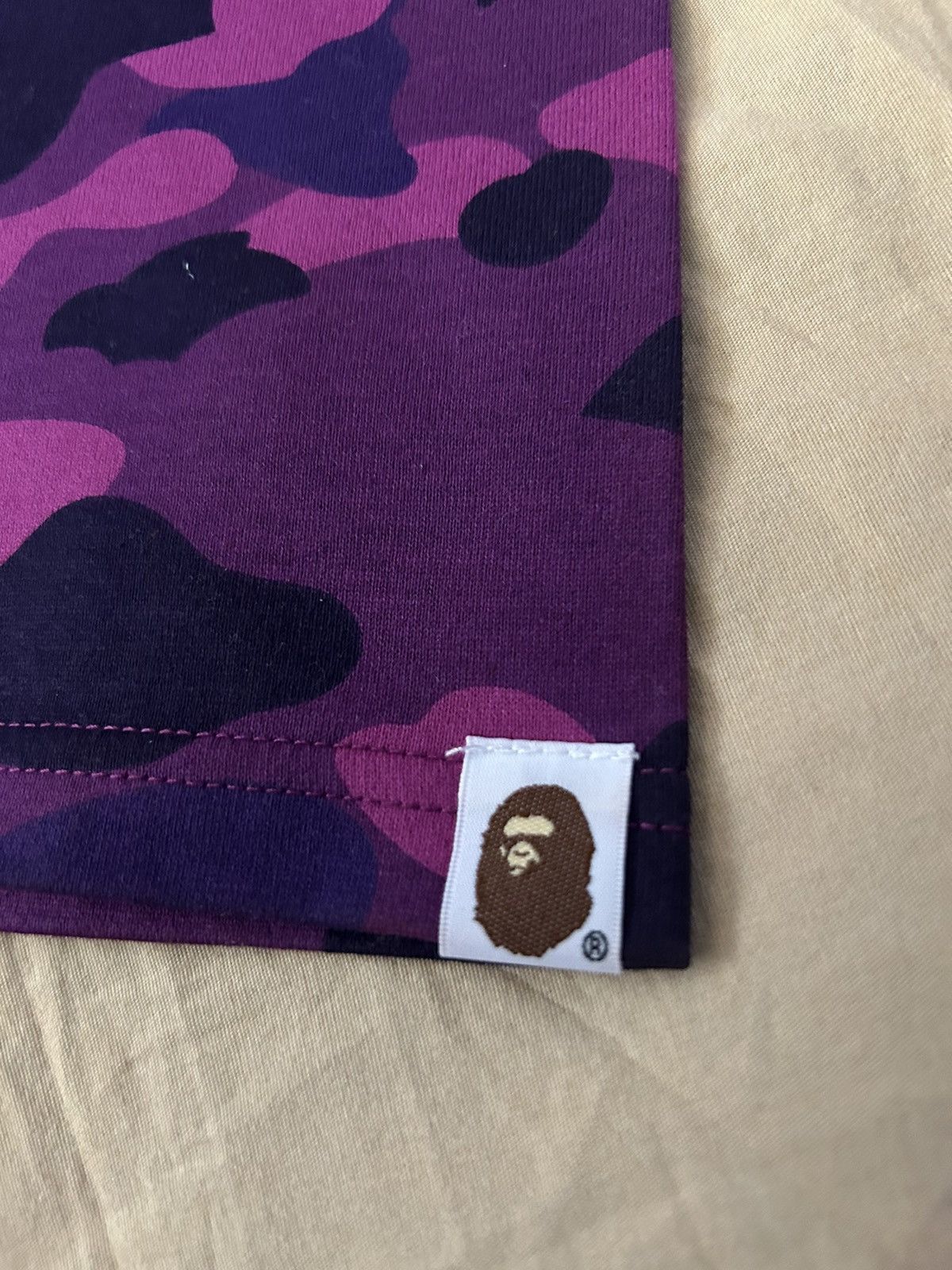 Bape BAPE Color Camo College Tee Purple Size US XL / EU 56 / 4 - 6 Thumbnail