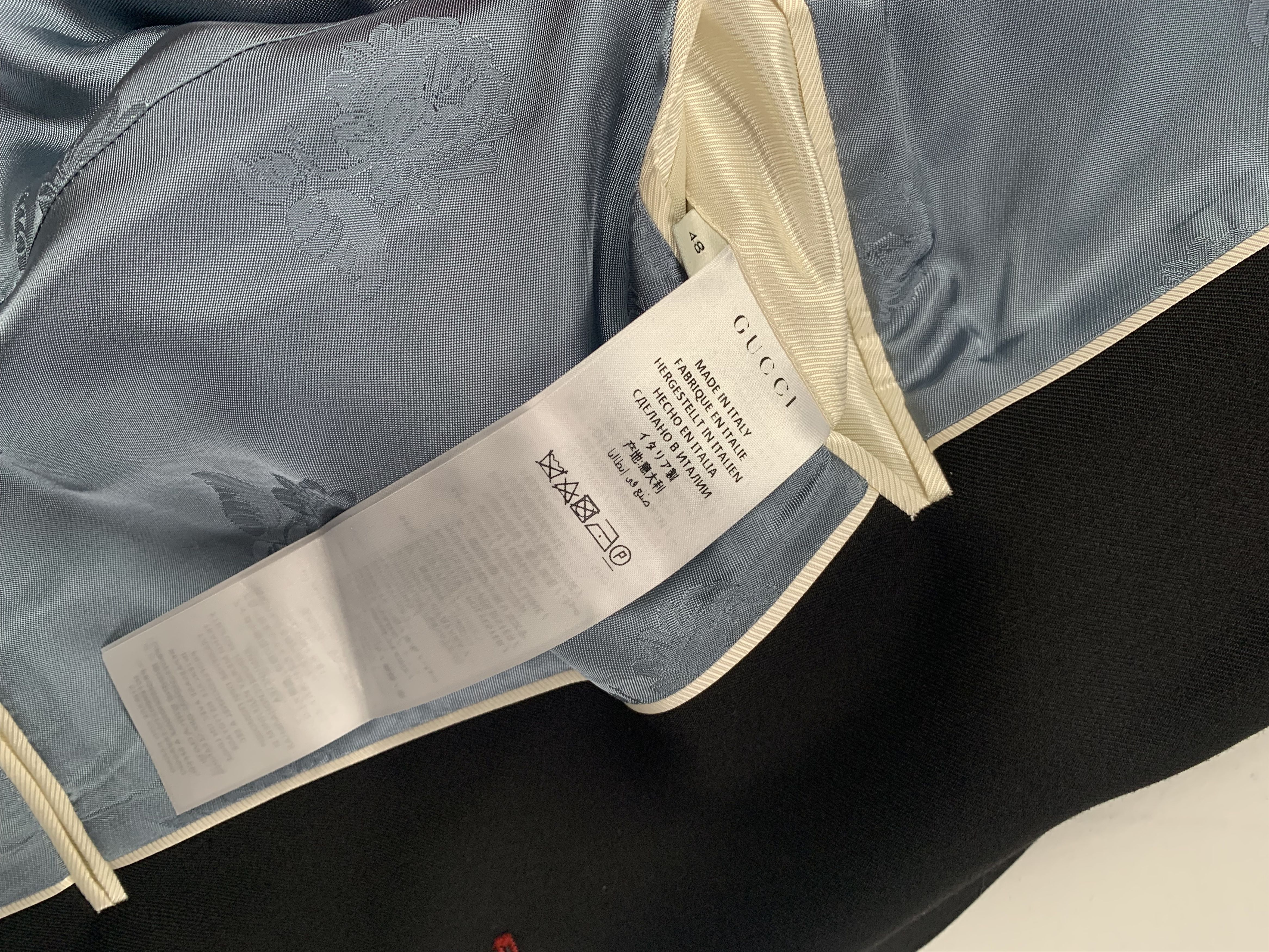 Gucci Gucci Band Red Blazer Size 48R - 12 Thumbnail