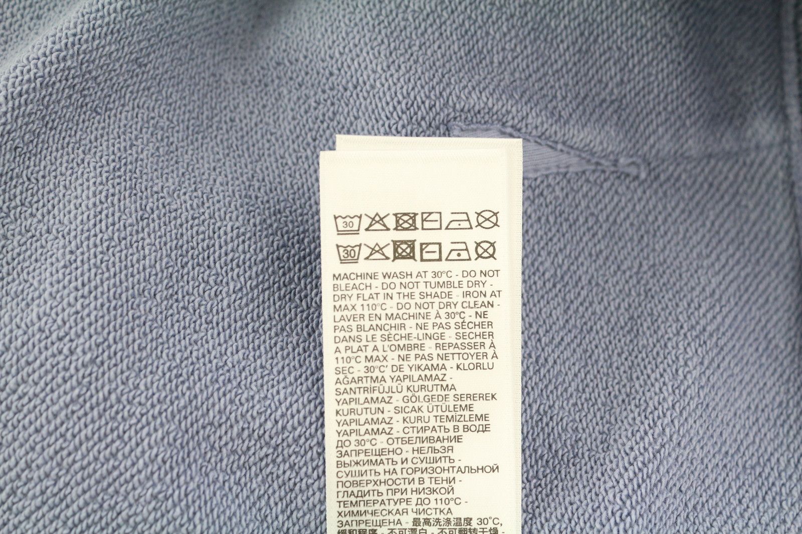 Diesel S-GIRLAN-HOOD L Blue Logo Hoodie 41039 Size US L / EU 52-54 / 3 - 10 Thumbnail