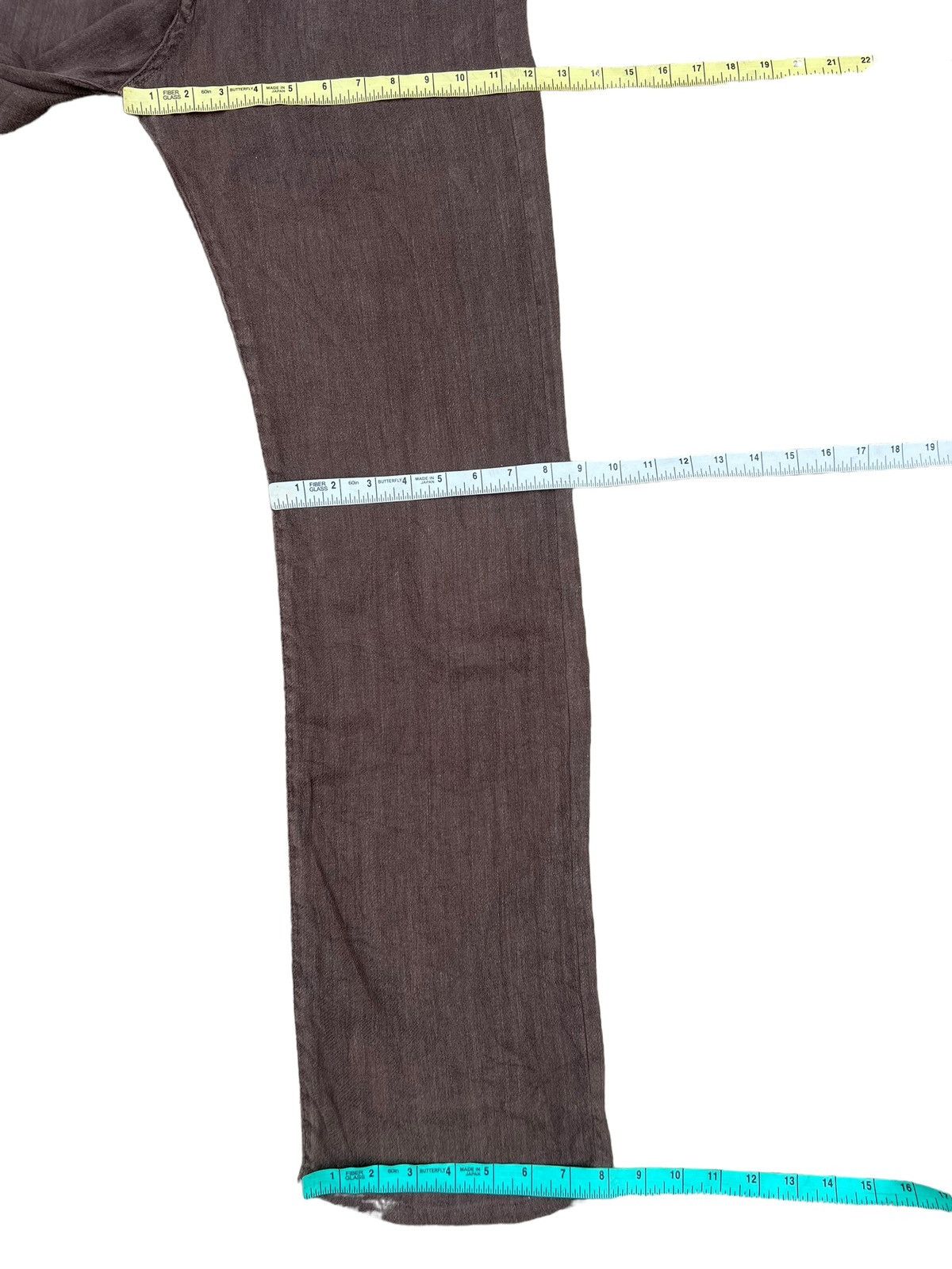 45rpm Vintage 45rpm Japan Brown Linen Jeans Size US 31 - 3 Thumbnail