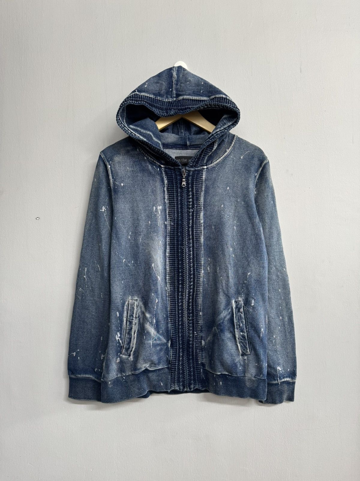 In The Attic Y2K IN THE ATTIC ZIP-UP HOODIE CABLE KNIT DESIGN Size US M / EU 48-50 / 2 - 1 Thumbnail