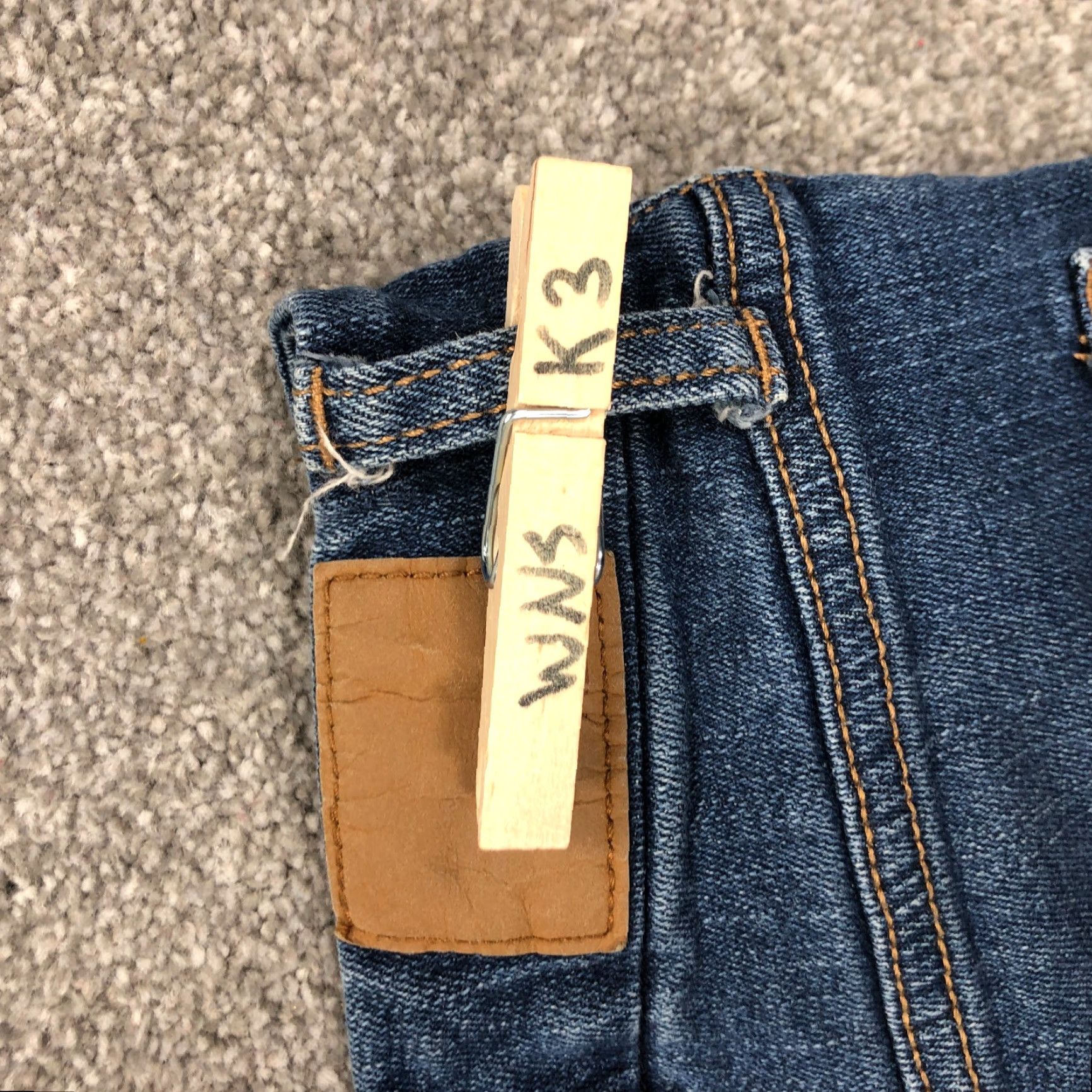 Vintage Aero Shorts Women 2 Midi High Rise Curvy Blue Jean Dark Faded Ripped Holes Size 26" / US 2 / IT 38 - 8 Thumbnail