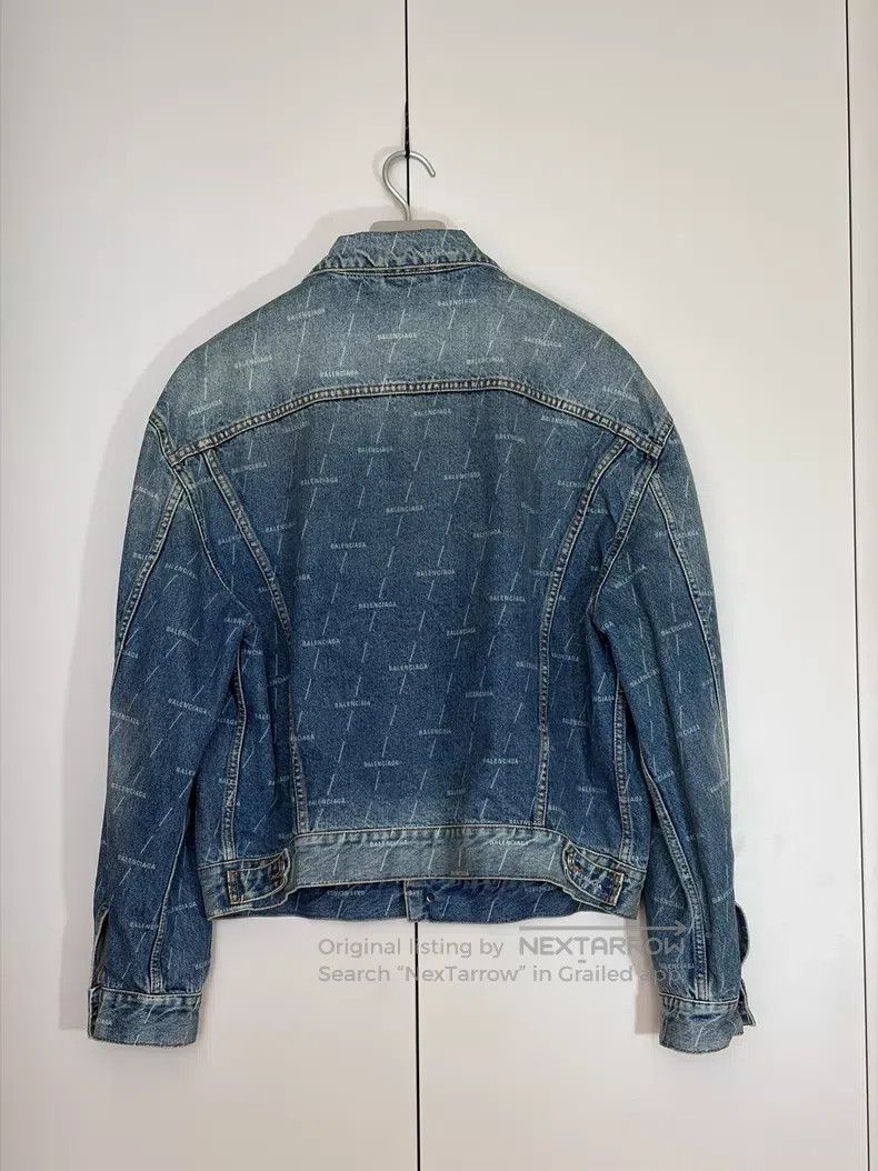 Balenciaga Balenciaga Bullet Screen Logo Denim Jacket Size US M / EU 48-50 / 2 - 3 Thumbnail
