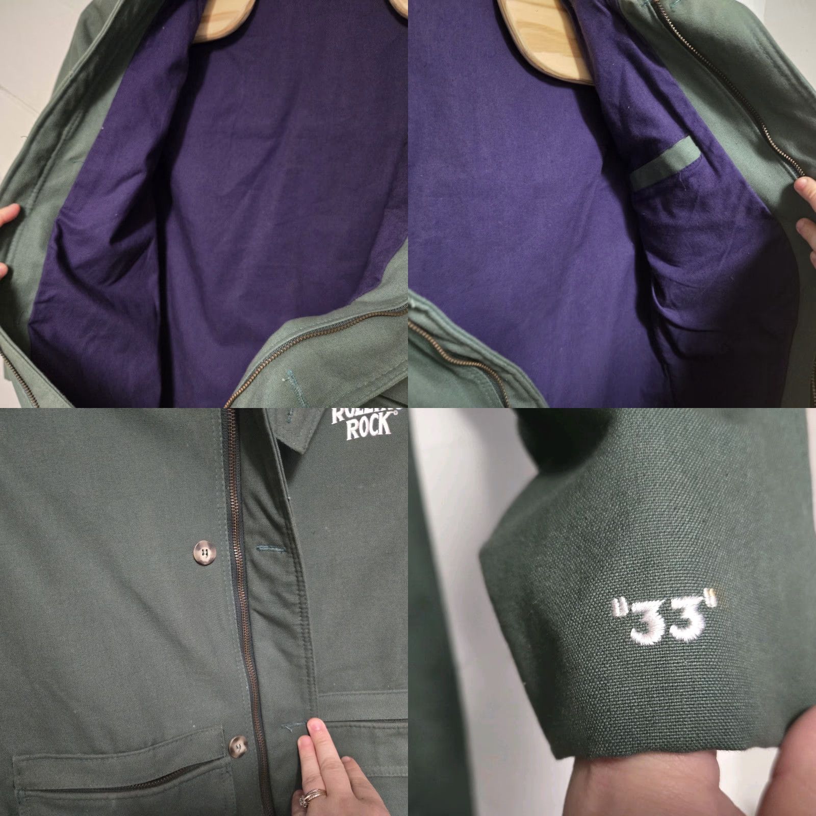 Vintage VINTAGE Latrobe Rolling Rock Chore Jacket Men's L Green Rock Chore Jacket Mens Latrobe Size US L / EU 52-54 / 3 - 8 Thumbnail