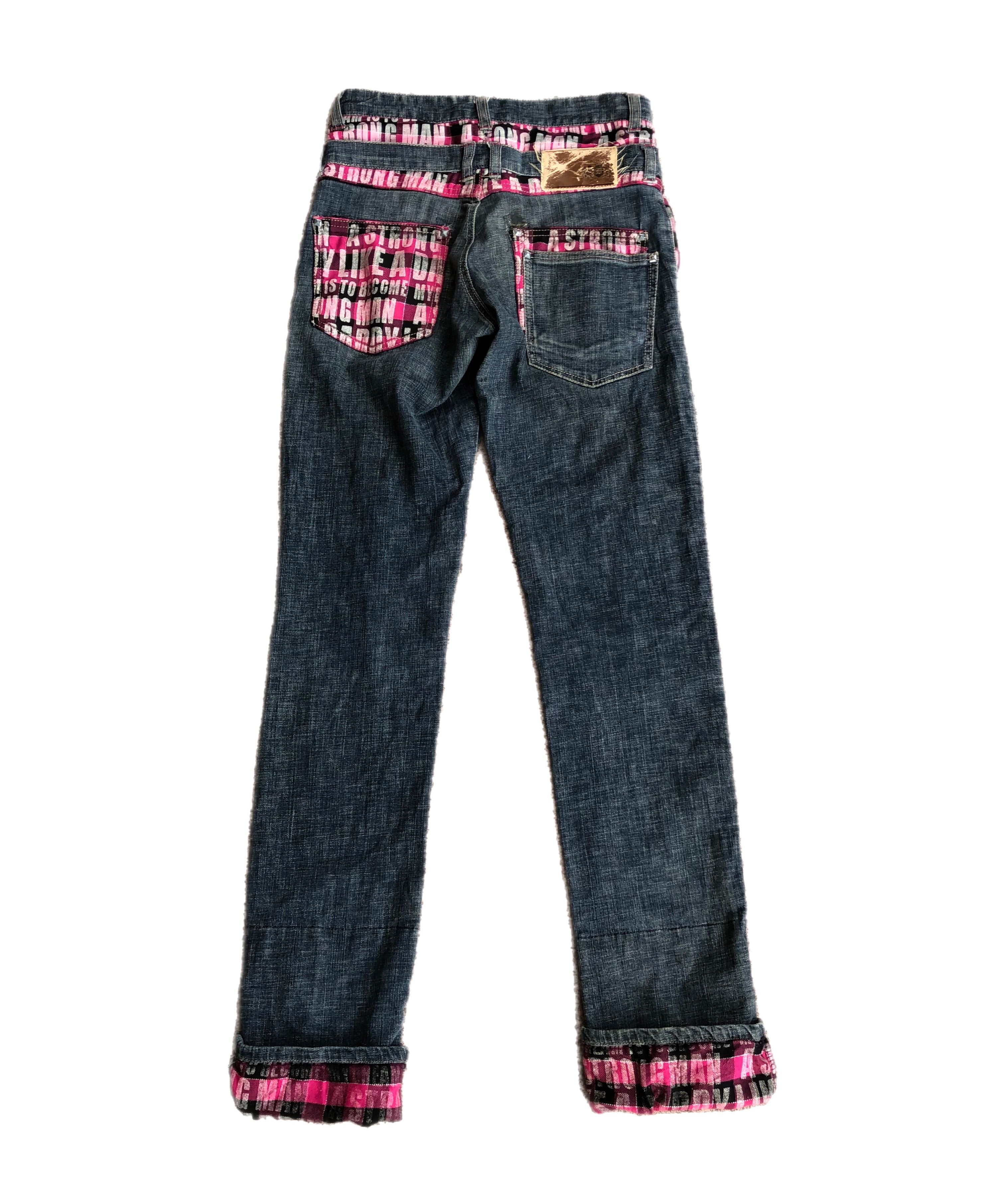 If Six Was Nine Rongman Double Waist Jeans Vkei Style Y2k Japanese Size US 28 / EU 44 - 1 Thumbnail