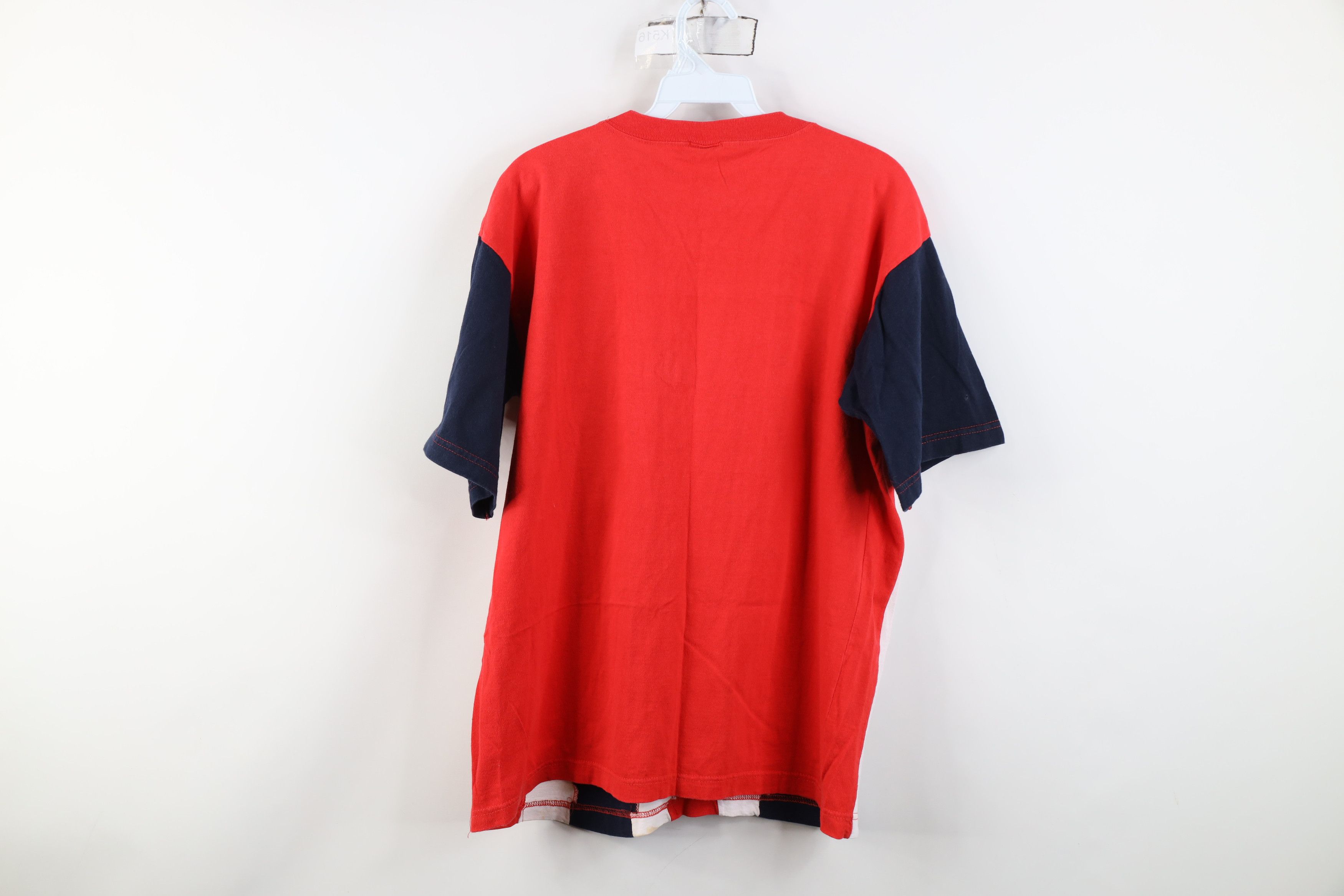 Vintage Vintage 90s Cleveland Indians Baseball Striped T-Shirt USA Size US M / EU 48-50 / 2 - 13 Thumbnail
