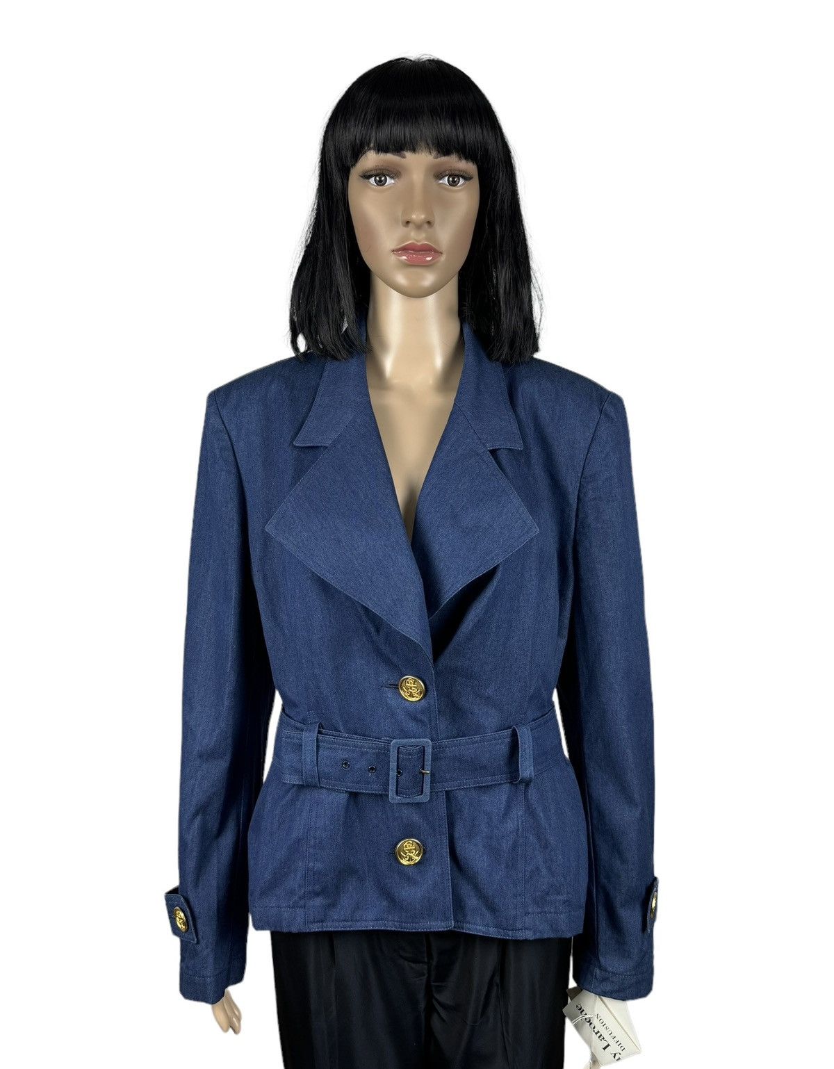 Guy Laroche × Vintage Vintage Guy Laroche Belted Jacket Diffusion Deadstock Size XL / US 12-14 / IT 48-50 - 1 Thumbnail