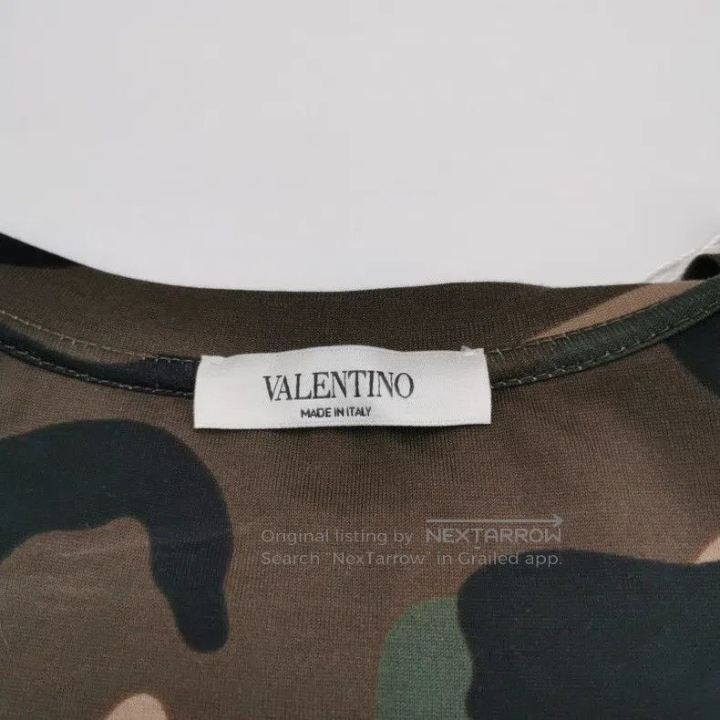 Valentino Valentino Cotton camouflage crew neck T-shirt Size US S / EU 44-46 / 1 - 4 Thumbnail