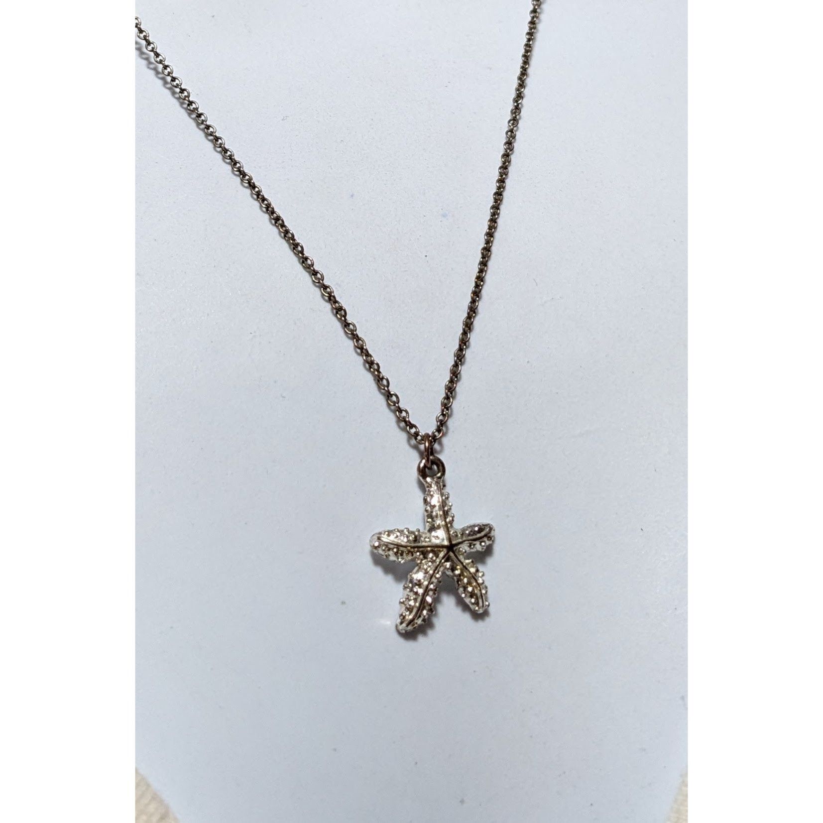 Other Minimalist Silver Starfish Necklace Size ONE SIZE - 8 Thumbnail