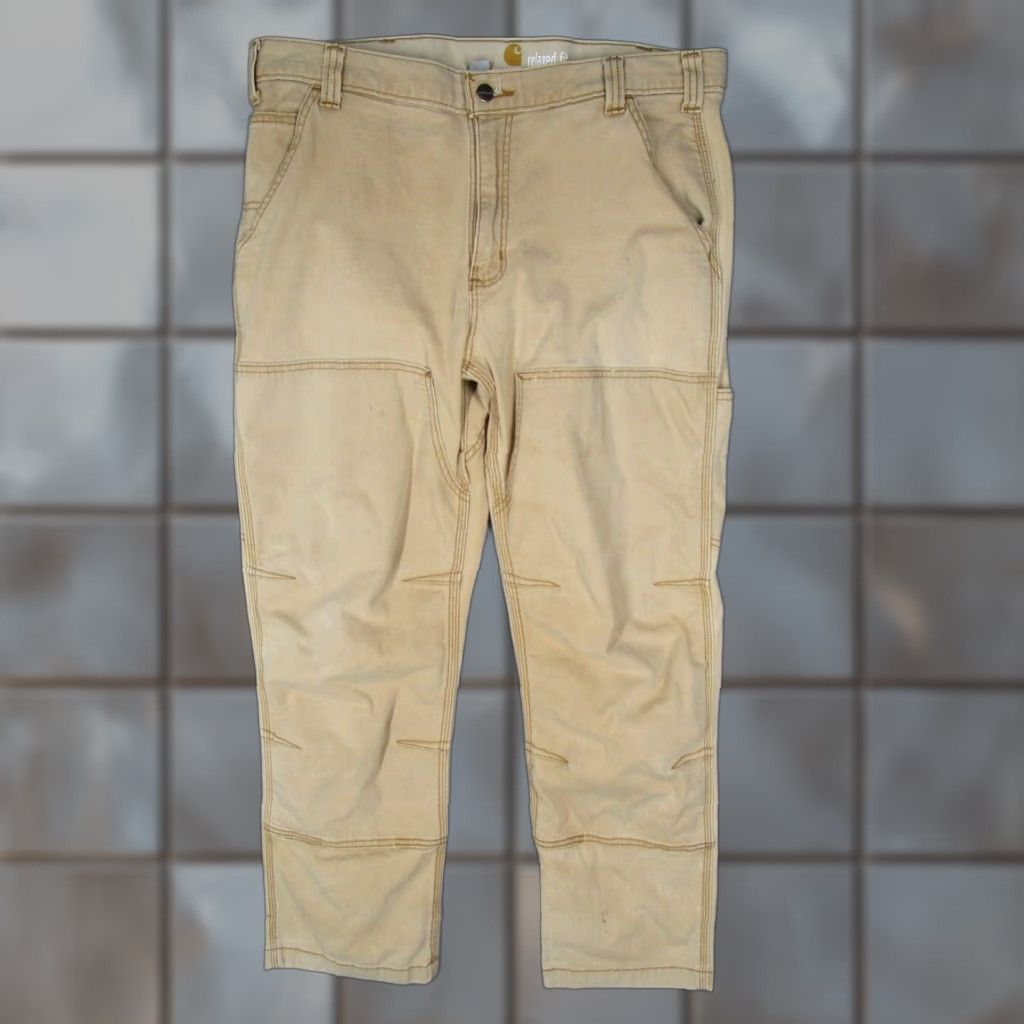 Carhartt VINTAGE Carhartt Men's Jeans Pants Cargo Relaxed Fit 36 Brown Workwear 30x34 Size US 36 / EU 52 - 1 Thumbnail