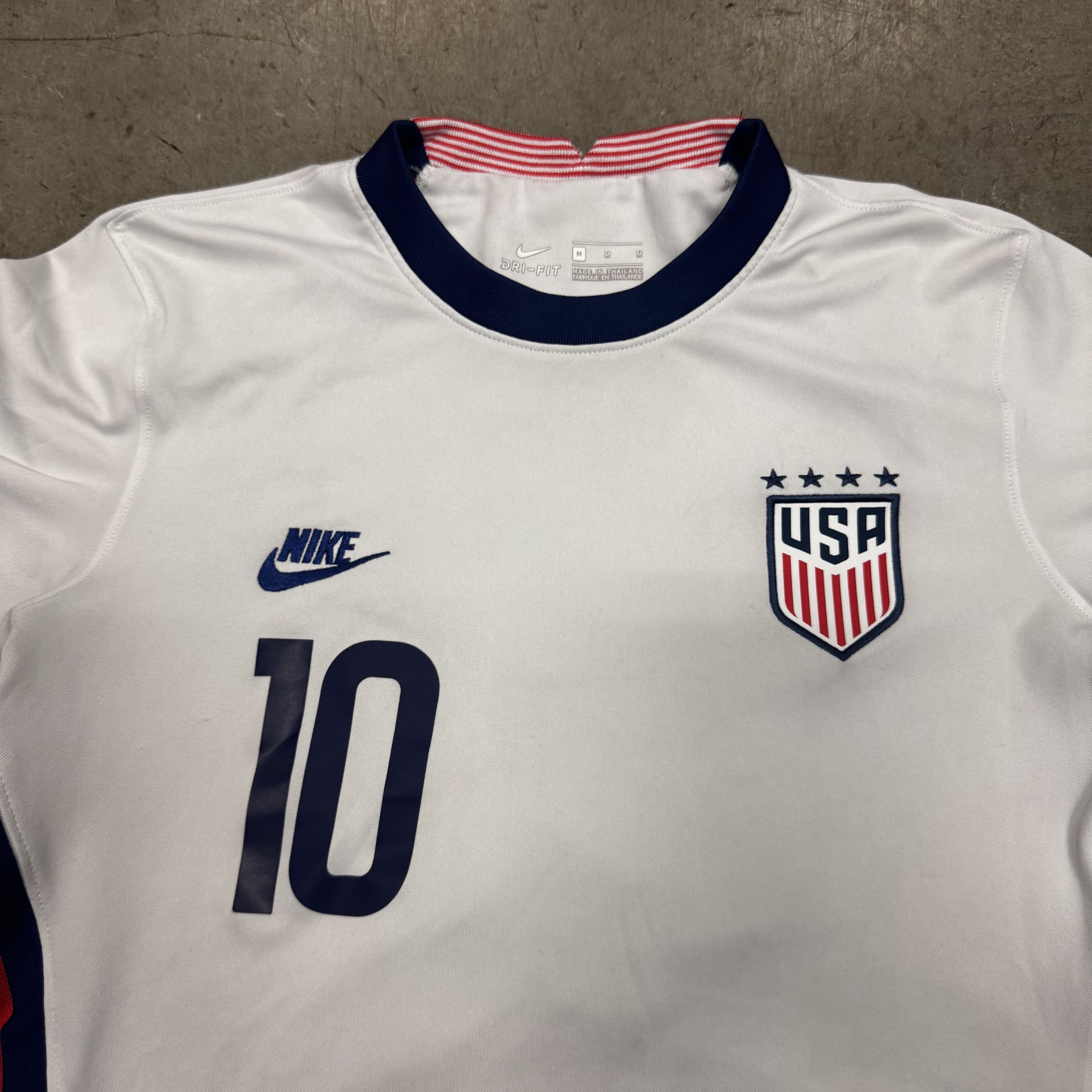 Nike Nike USWNT #10 Lloyd 2020 Stadium Home Soccer Jersey Size M / US 6-8 / IT 42-44 - 3 Thumbnail