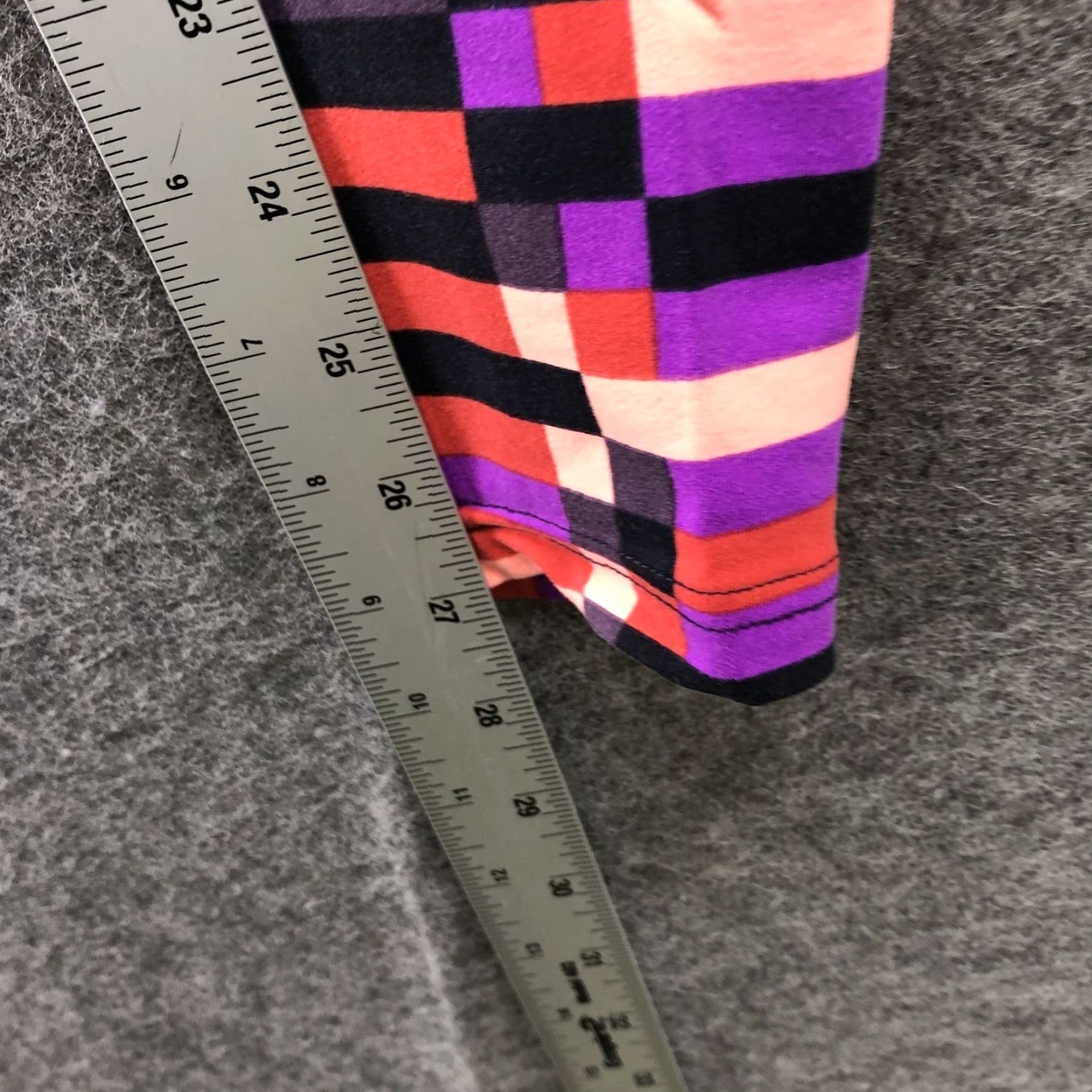 Nike Nike Pink Printed Leggings Womens XS Full Length Yoga Gym Multicolor Geometric Size 26" / US 2 / IT 38 - 7 Thumbnail