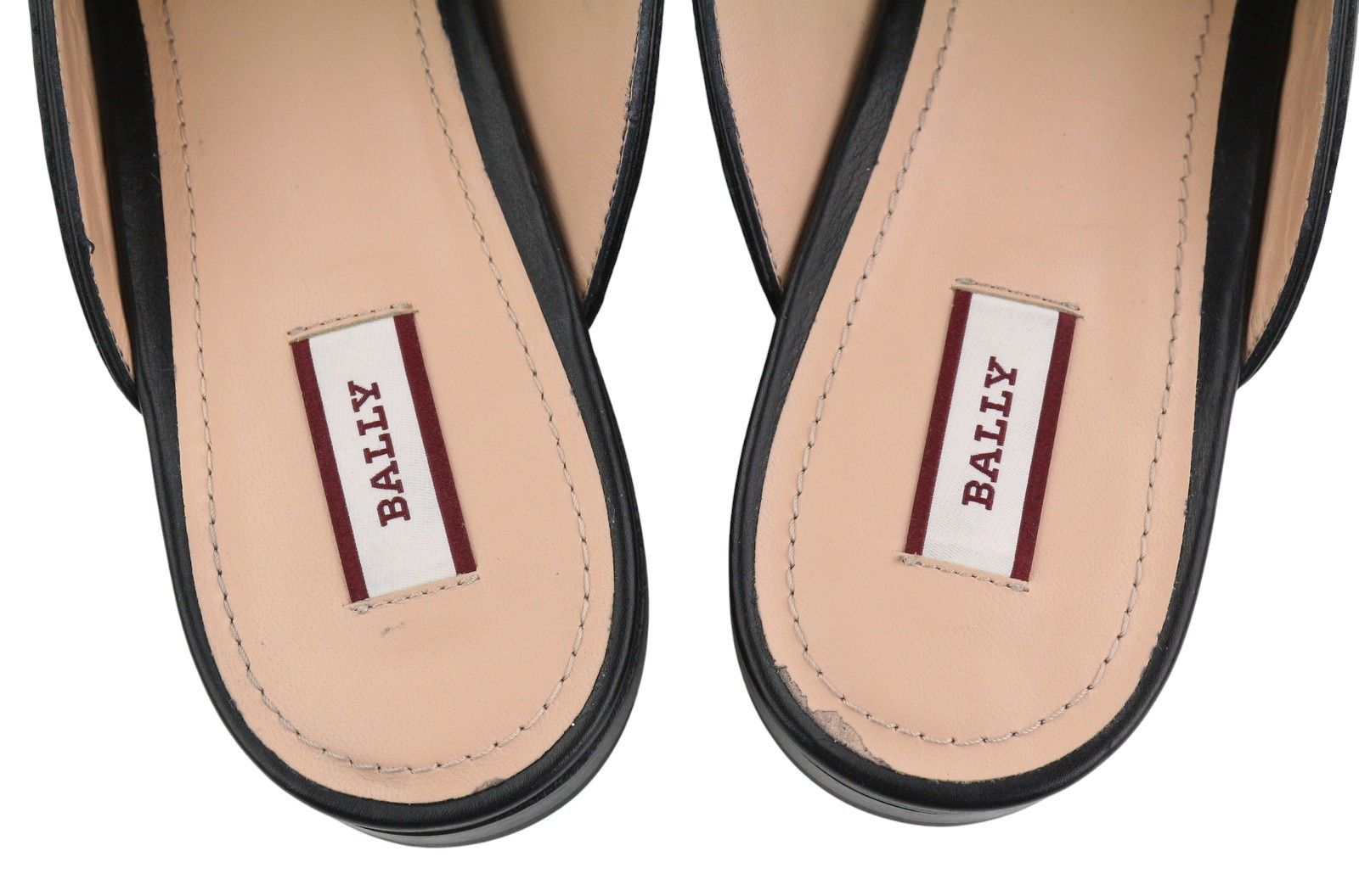 Bally JANESSE EU40 Black Calfskin Leather Stud Mules 88414 Size US 9 / IT 39 - 12 Thumbnail