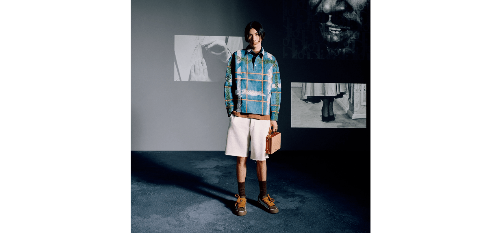 DENIM TEARS × Dior o1w1db10824 Track Shorts in Ecru Size US 38 / EU 54 - 5 Thumbnail