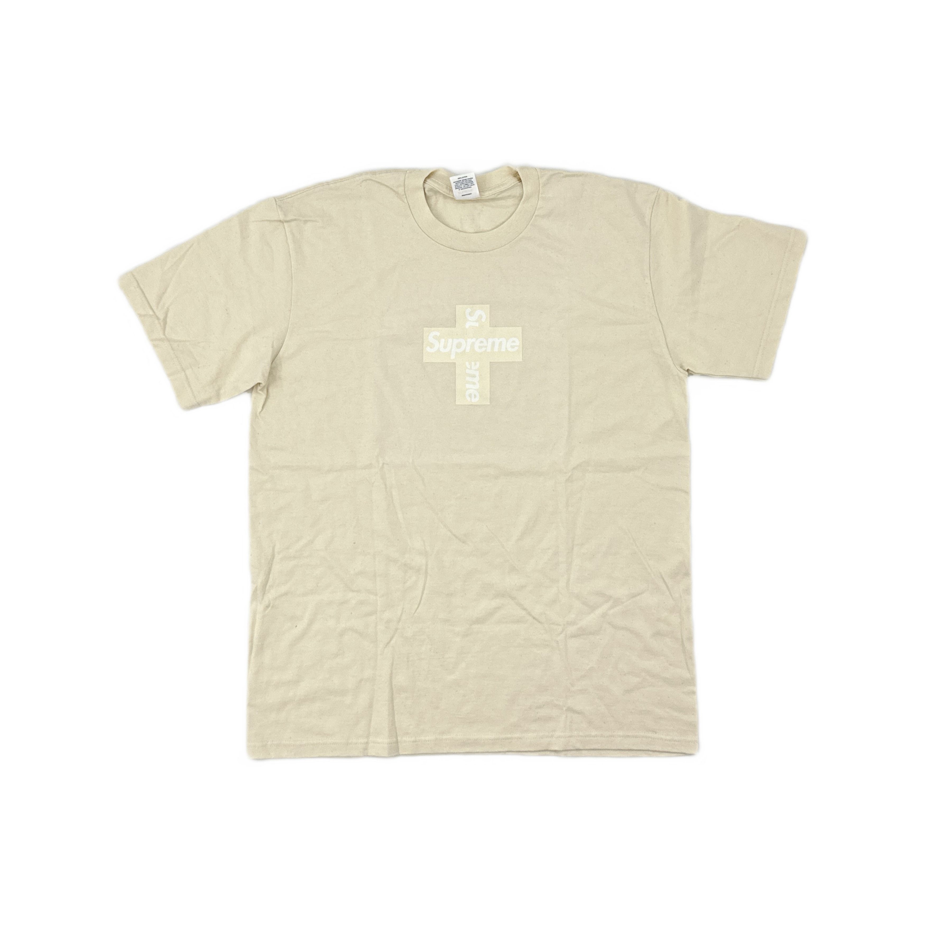 Supreme Supreme Cross Box Logo Tee Olive Size M | Grailed