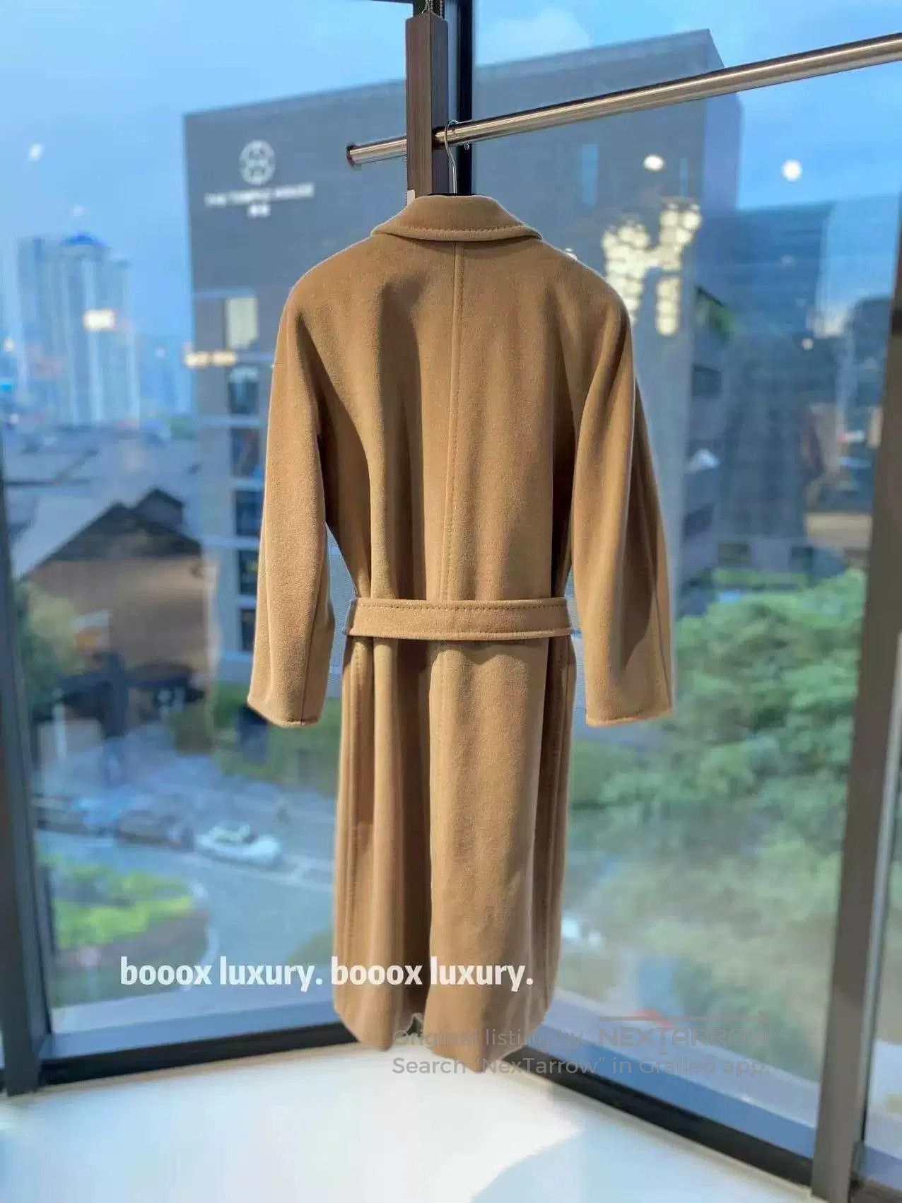Max Mara 101801 Camel Wool Coat.
