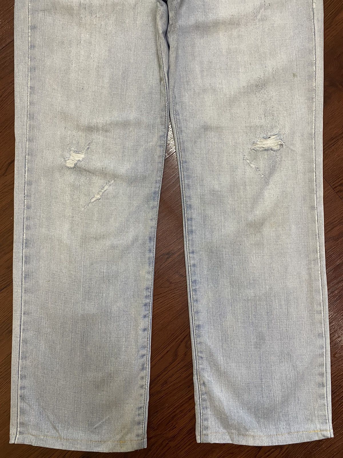 Other Vintage Edwin403 Faded Wash Distressed Loose Jeans Size US 32 / EU 48 - 5 Thumbnail