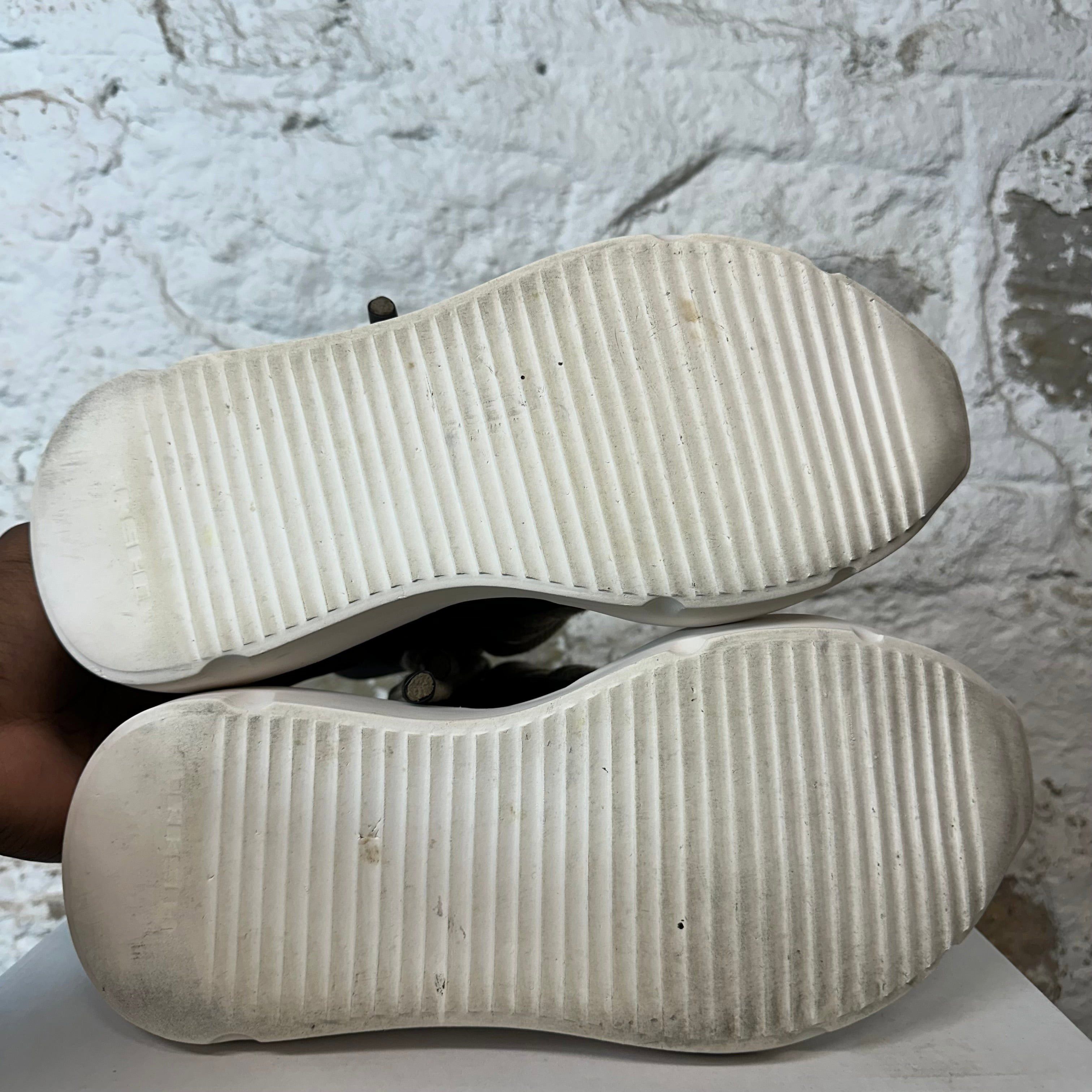 Rick Owens Jumbo Lace Abstract Black Sneaker Sz 6.5 (39.5)