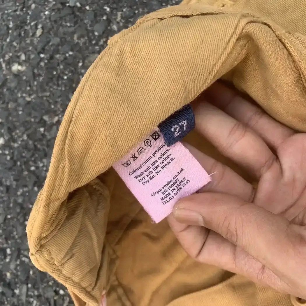 45rpm VINTAGE 45RPM JAPAN TROUSER DUCKCANVAS FADED VERY RARE PANTS Size US 26 / EU 42 - 9 Thumbnail