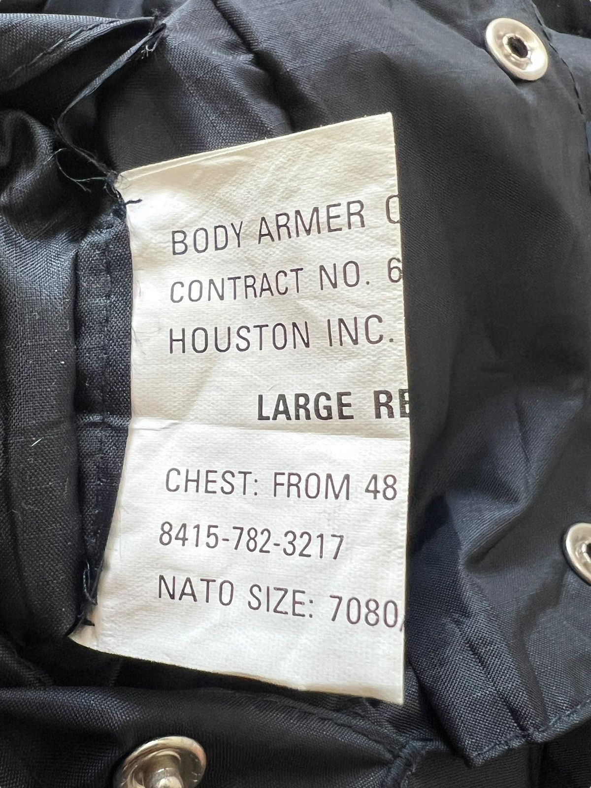 Japanese Brand Houston 🎌 Type C-1 Reproduction Military Vest Size US M / EU 48-50 / 2 - 11 Thumbnail
