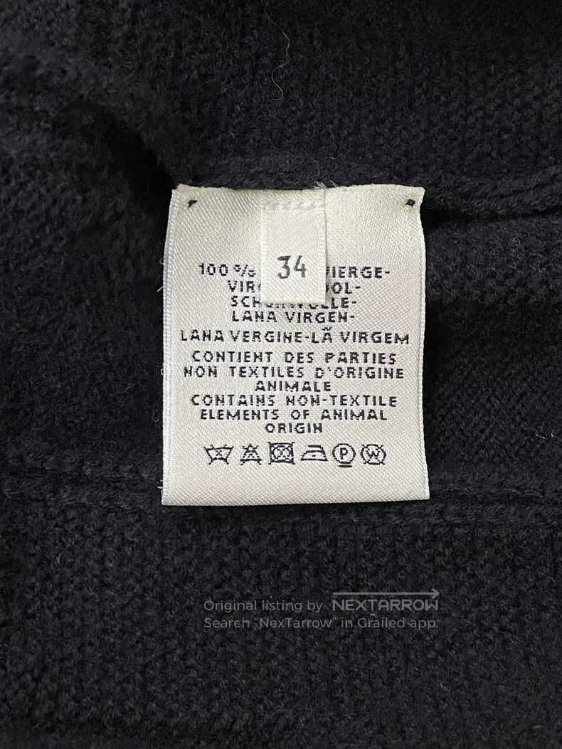 Hermes Hermes Black Faux Fur Cashmere Overcoat Size XXS / US 00 / IT 34 - 6 Thumbnail