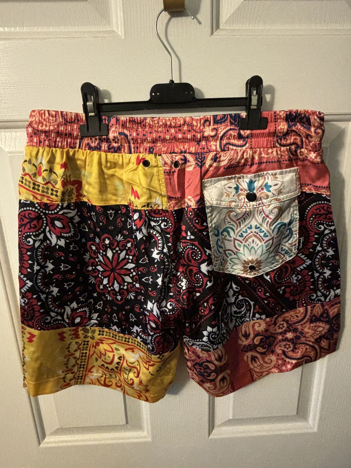 Diamond Supply Co. Diamond Supply Co Patchwork Paisley Shorts Size US 32 / EU 48 - 3 Thumbnail
