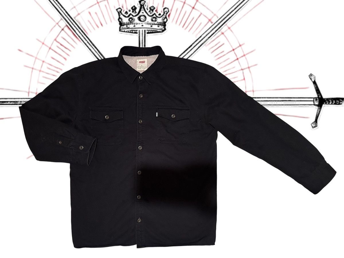 Levi's SOLD Sherpa Lined Long Sleeve Size US XL / EU 56 / 4 - 1 Thumbnail