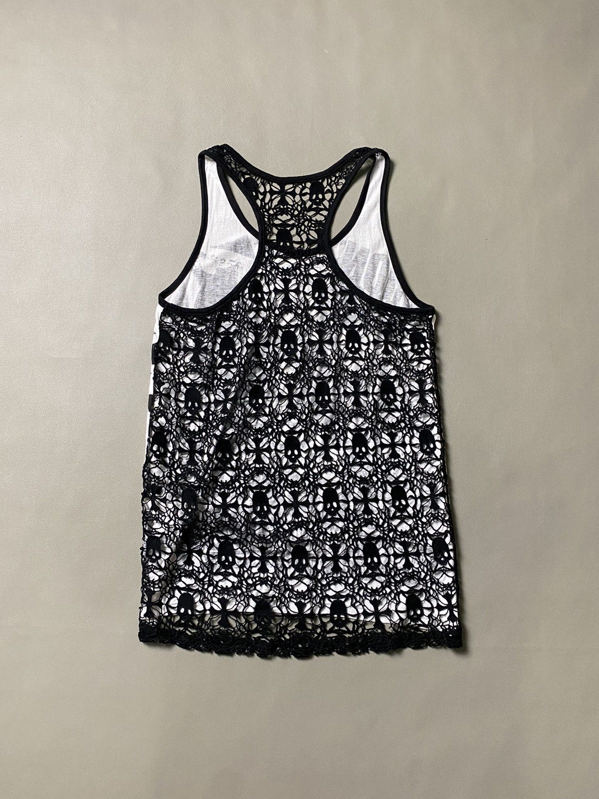 14th Addiction × If Six Was Nine × KMRii Sky Bomber Poem Skull Punk Hybrid Sleeveless Size US M / EU 48-50 / 2 - 4 Thumbnail