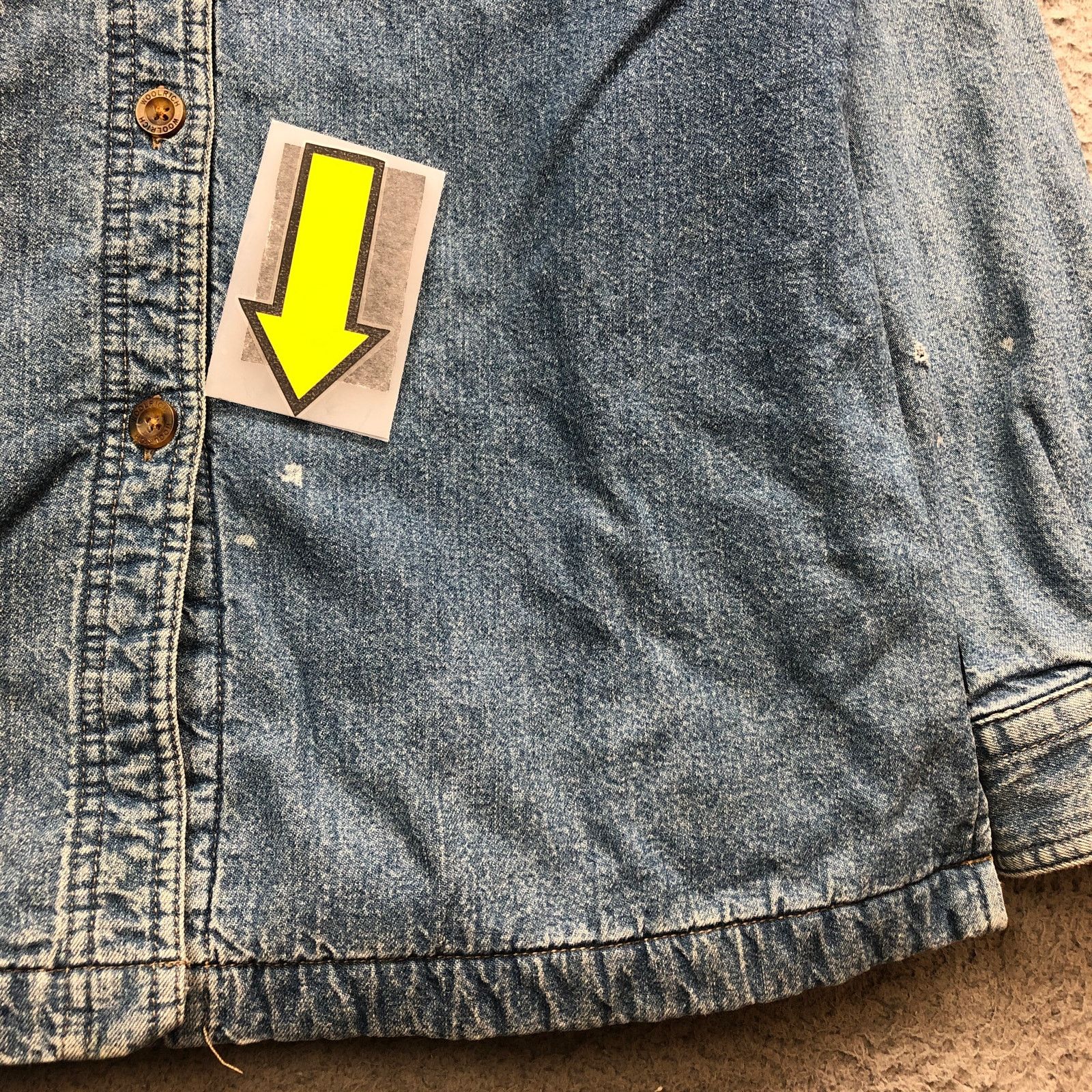 Other Woolrich Denim Sherpa Lined Shirt Jacket Womens Small S Blue Size S / US 4 / IT 40 - 4 Thumbnail