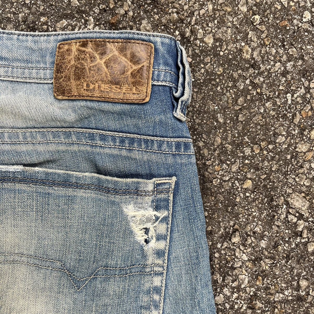 Diesel Diesel Thavar Washed Blue Denim Slim Skinny Jeans Low Rise Size US 31 - 13 Thumbnail