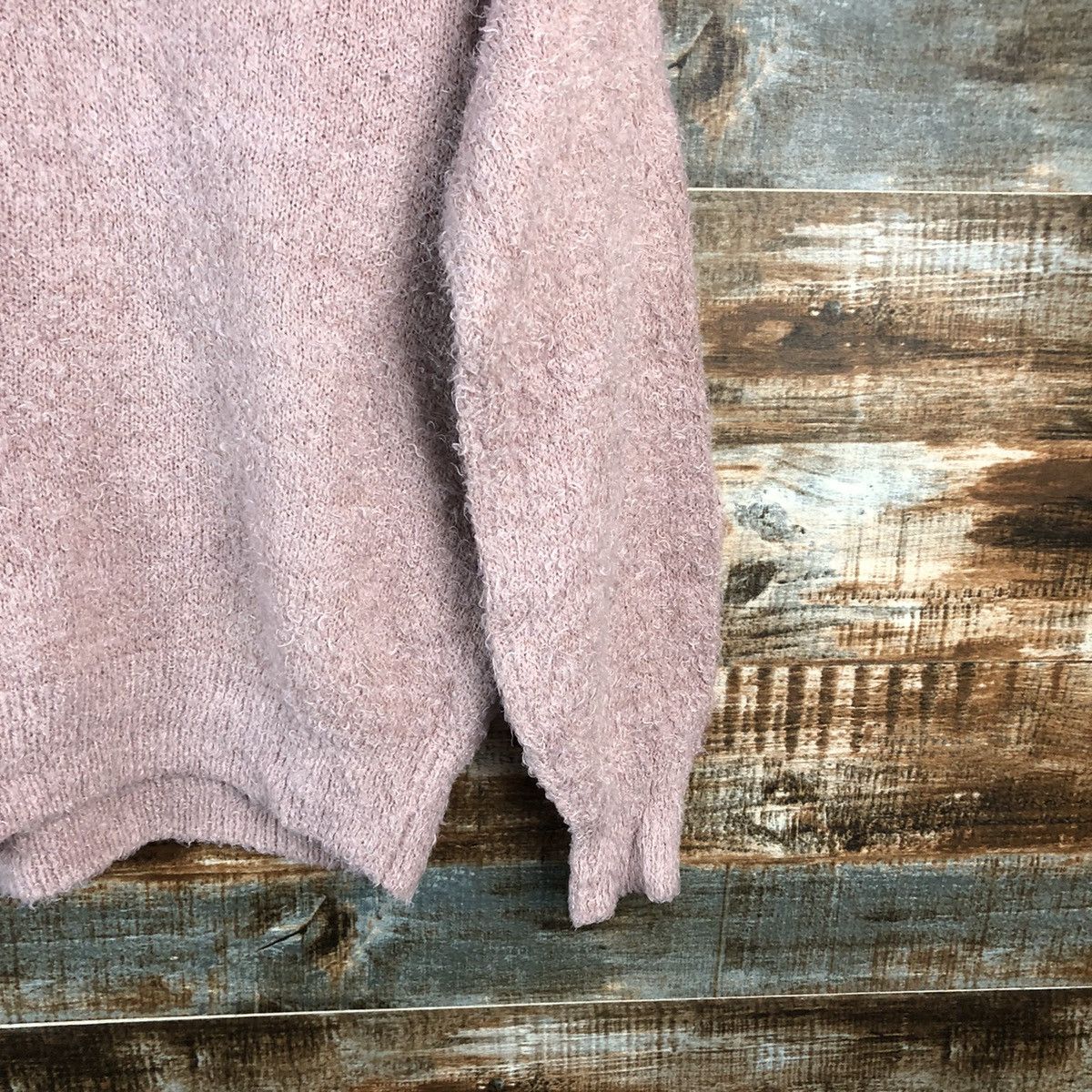 Homespun Knitwear × Japanese Brand DLL Japanese Brand Pink Mohair Knitwear #C418 Size M / US 6-8 / IT 42-44 - 17 Thumbnail