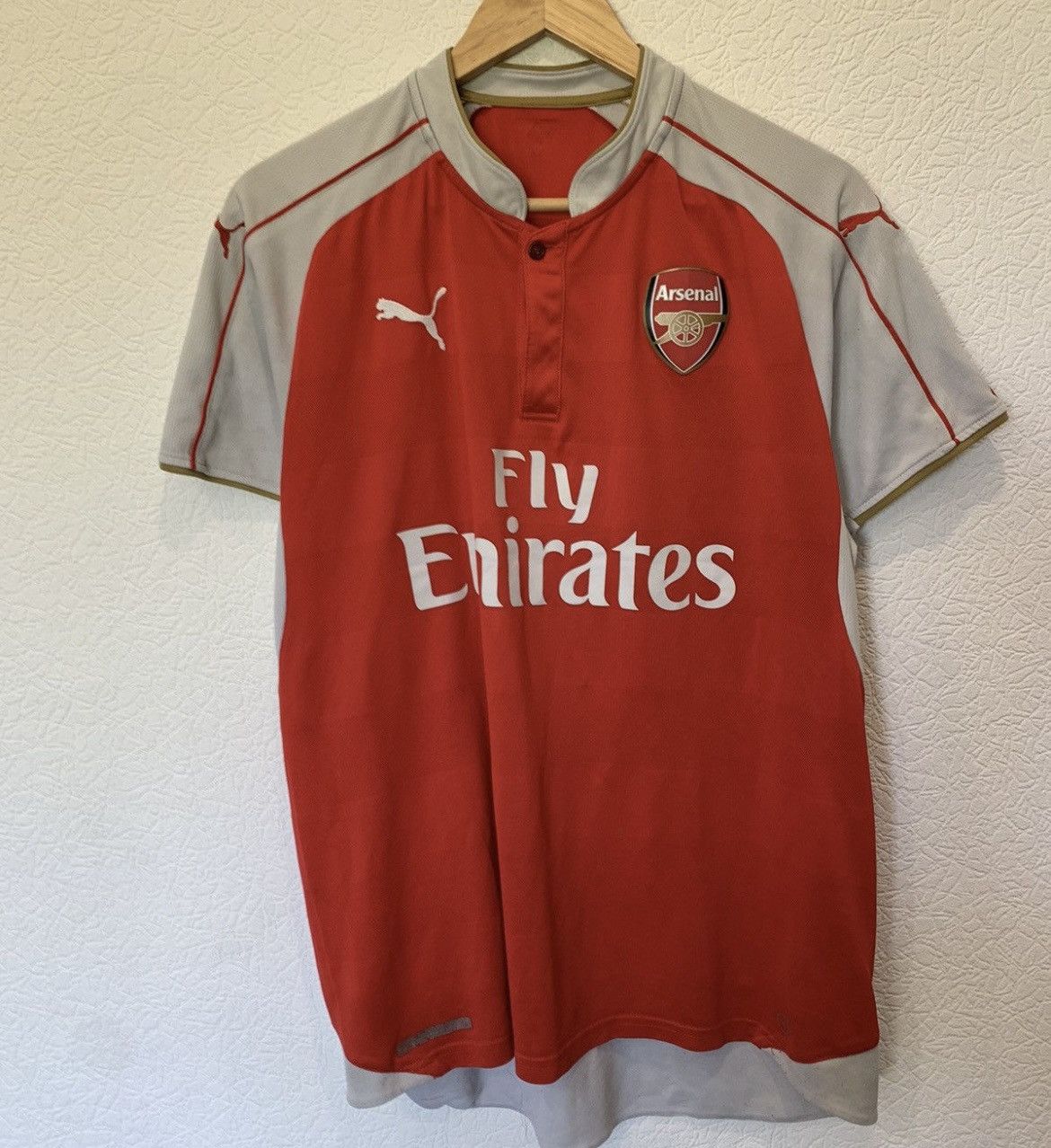 Puma ARSENAL PUMA 2017/2018 HOME KIT SOCCER JERSEY FOOTBALL Size US L / EU 52-54 / 3 - 1 Thumbnail