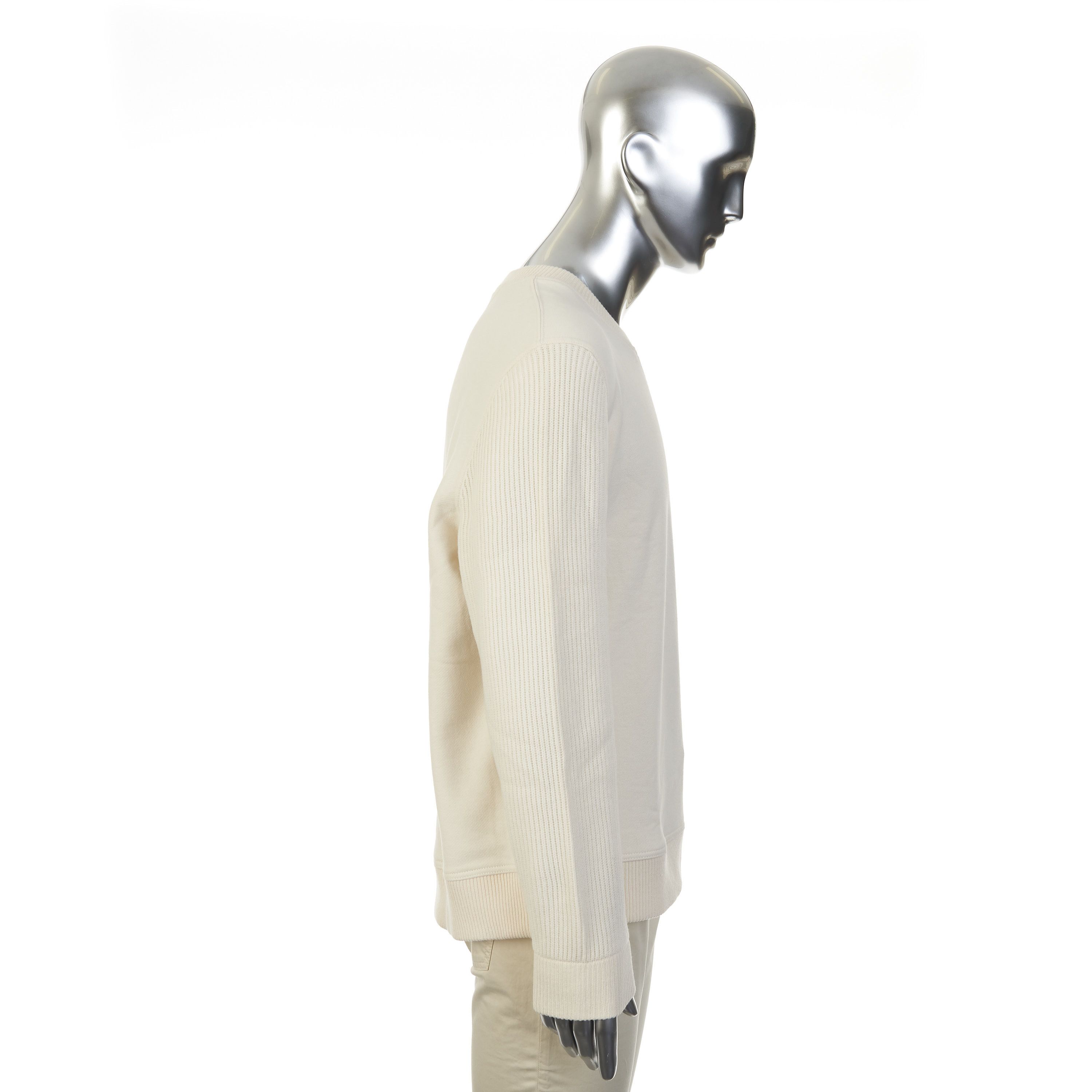 Brunello Cucinelli Crewneck Sweater With English Rib Knit Sleeves Size US L / EU 52-54 / 3 - 7 Thumbnail