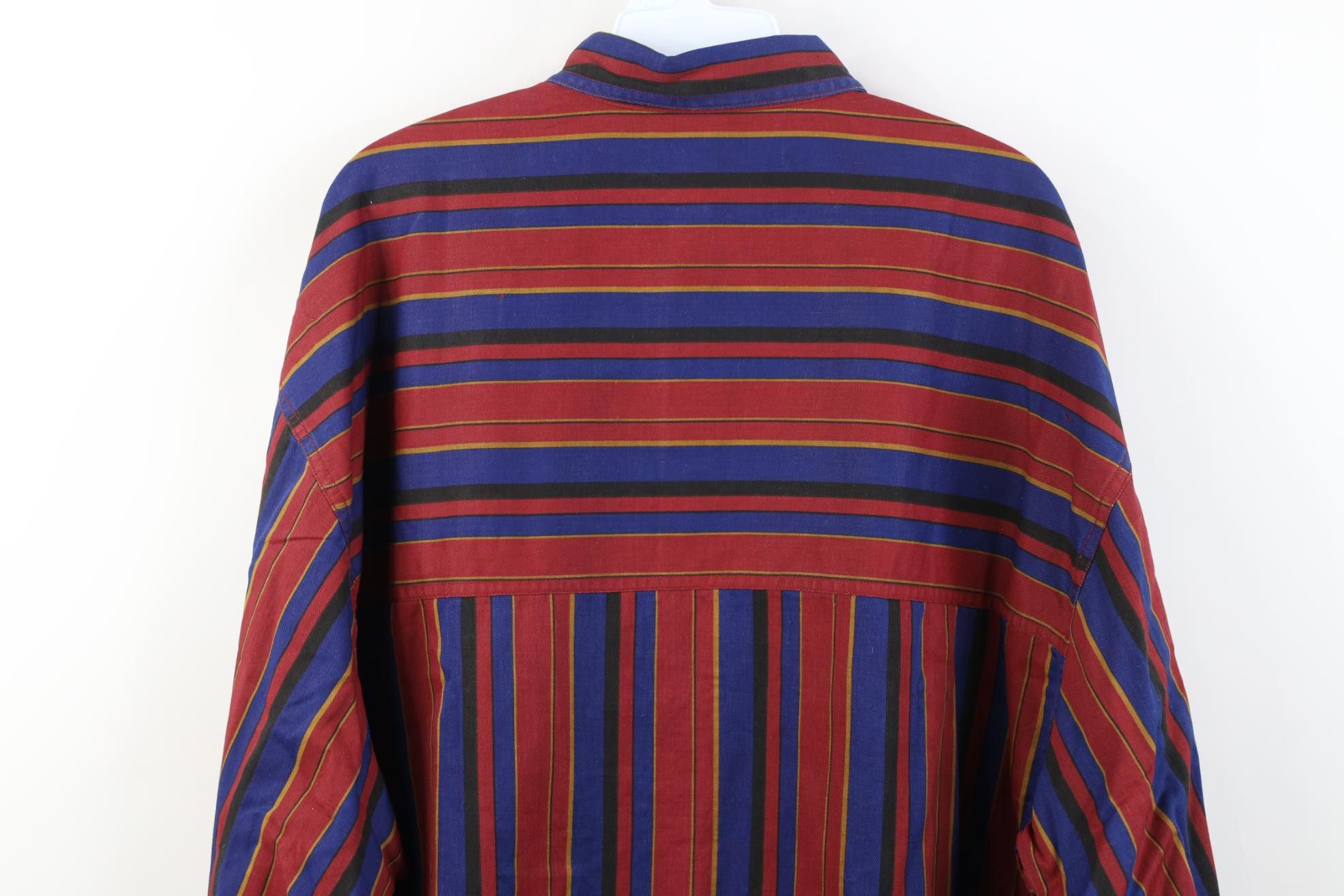 Vintage Deadstock Vintage 90s Streetwear Big Pocket Button Shirt Size US XXL / EU 58 / 5 - 12 Thumbnail