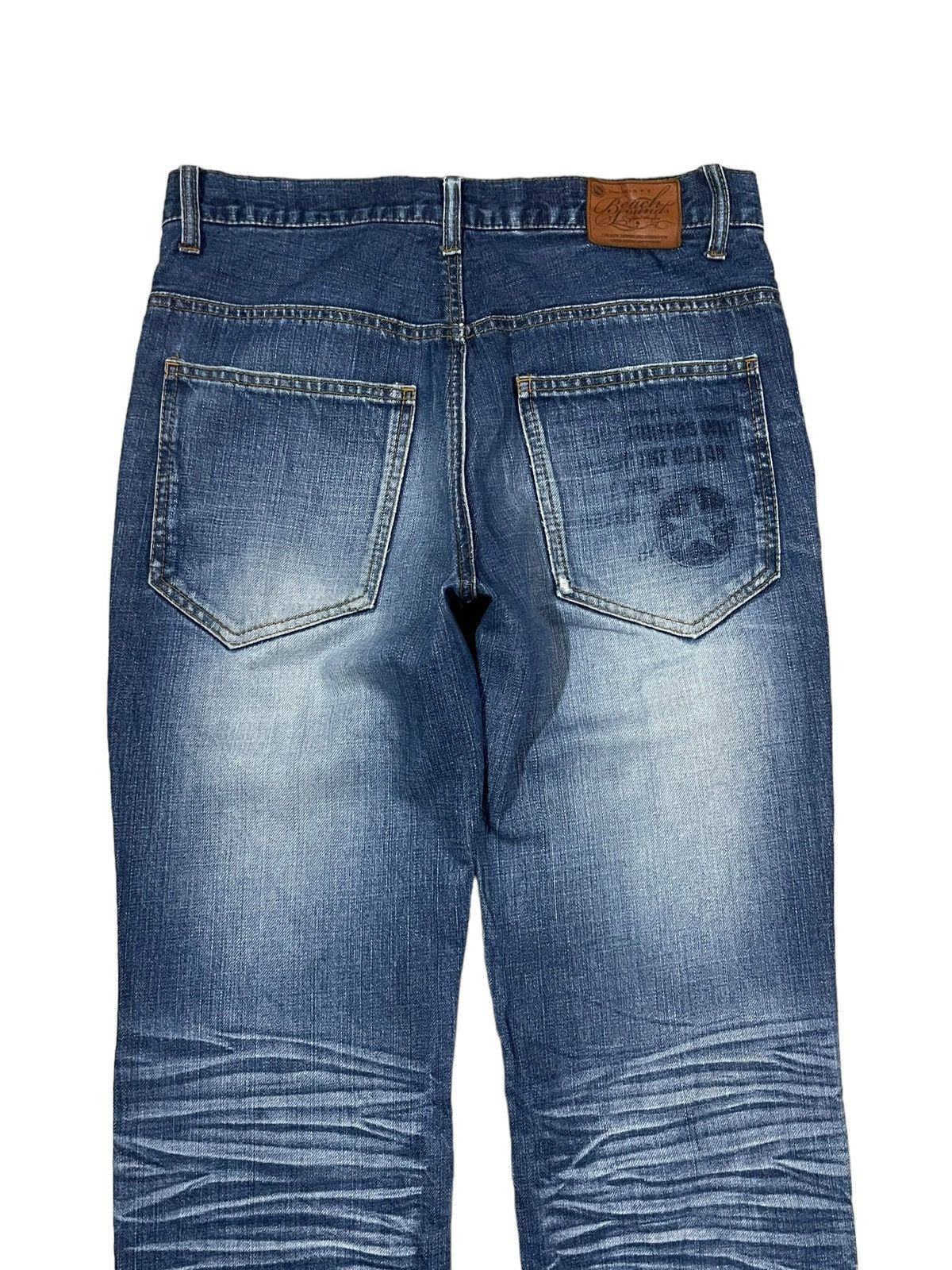 Japanese Brand Vintage Japanese Sound Beach Spellout Surfer Style Jeans Size US 31 - 6 Thumbnail
