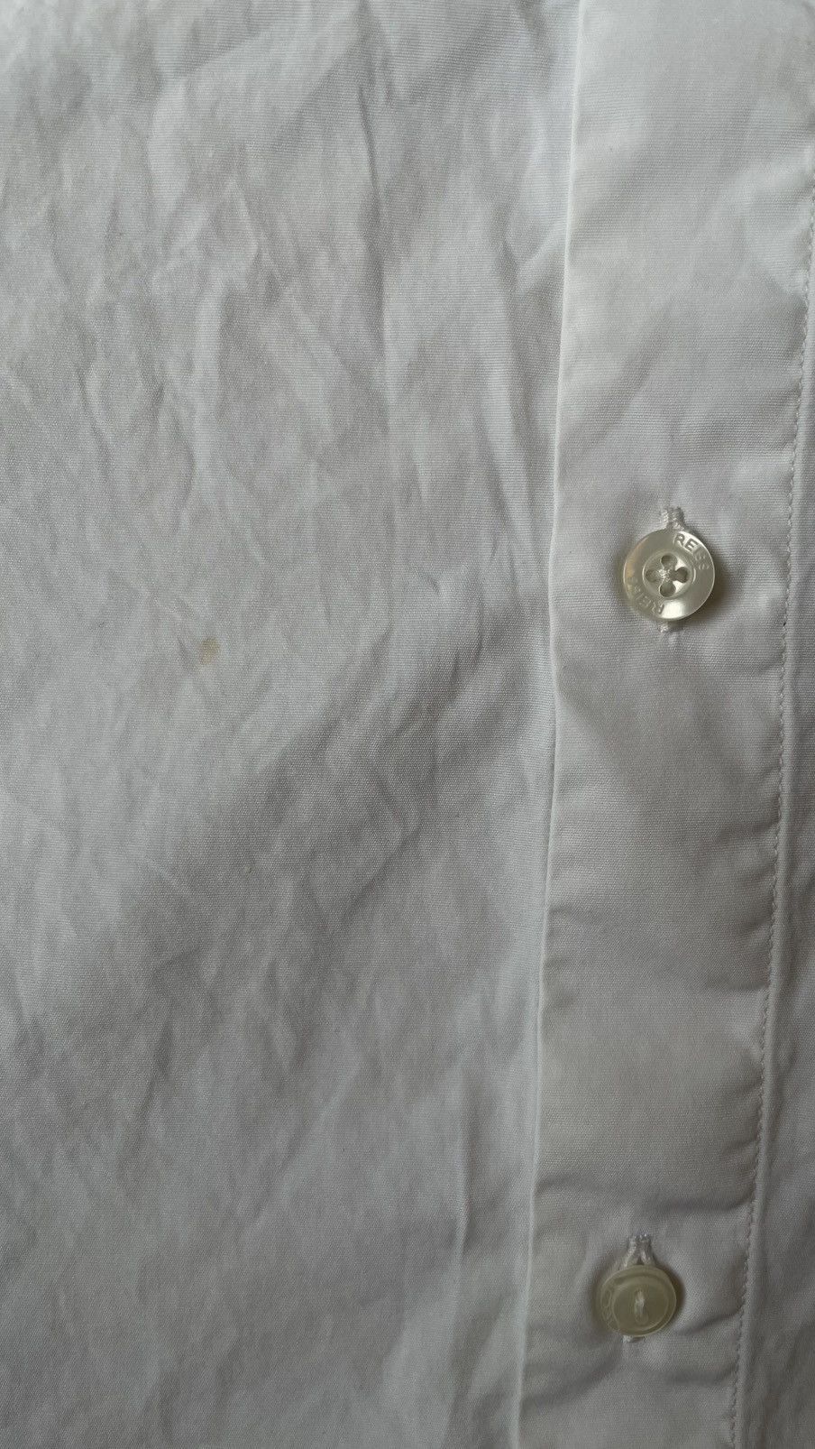 Dsquared2 DSquared2 Made in Italy White Buttonup with Painter Sleeves Size US S / EU 44-46 / 1 - 5 Thumbnail